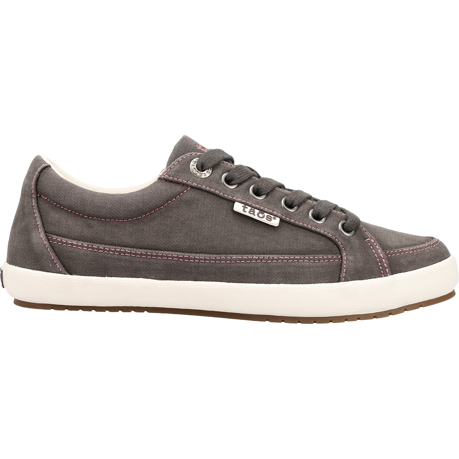 Womens Taos Women's Taos Moc Star 2 Graphite Vintage Canvas Graphite Vintage Canvas