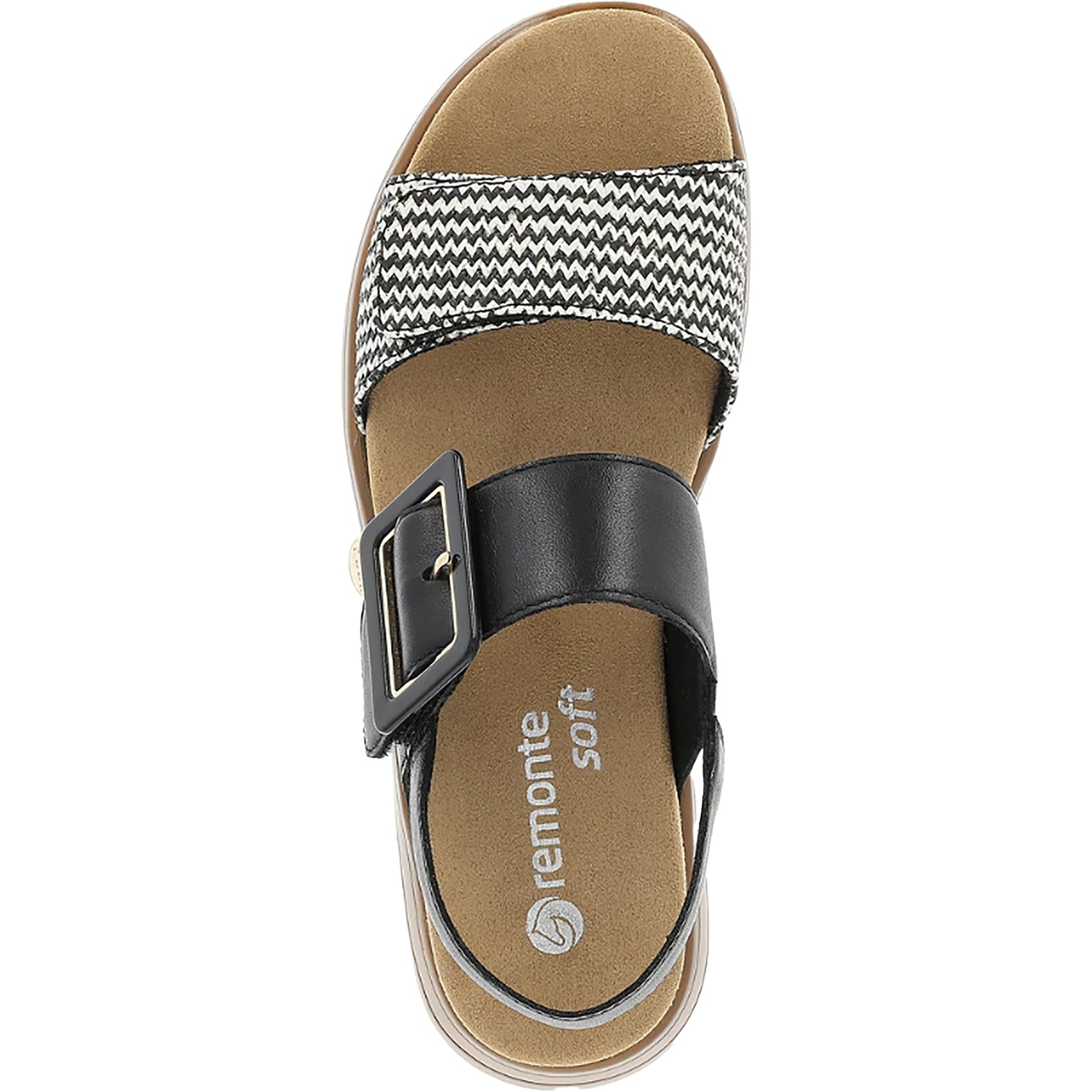 Womens Remonte Women's Remonte D1J53-02 Schwarz/Cream/Schwarz Leather Schwarz/Cream/Schwarz Leather