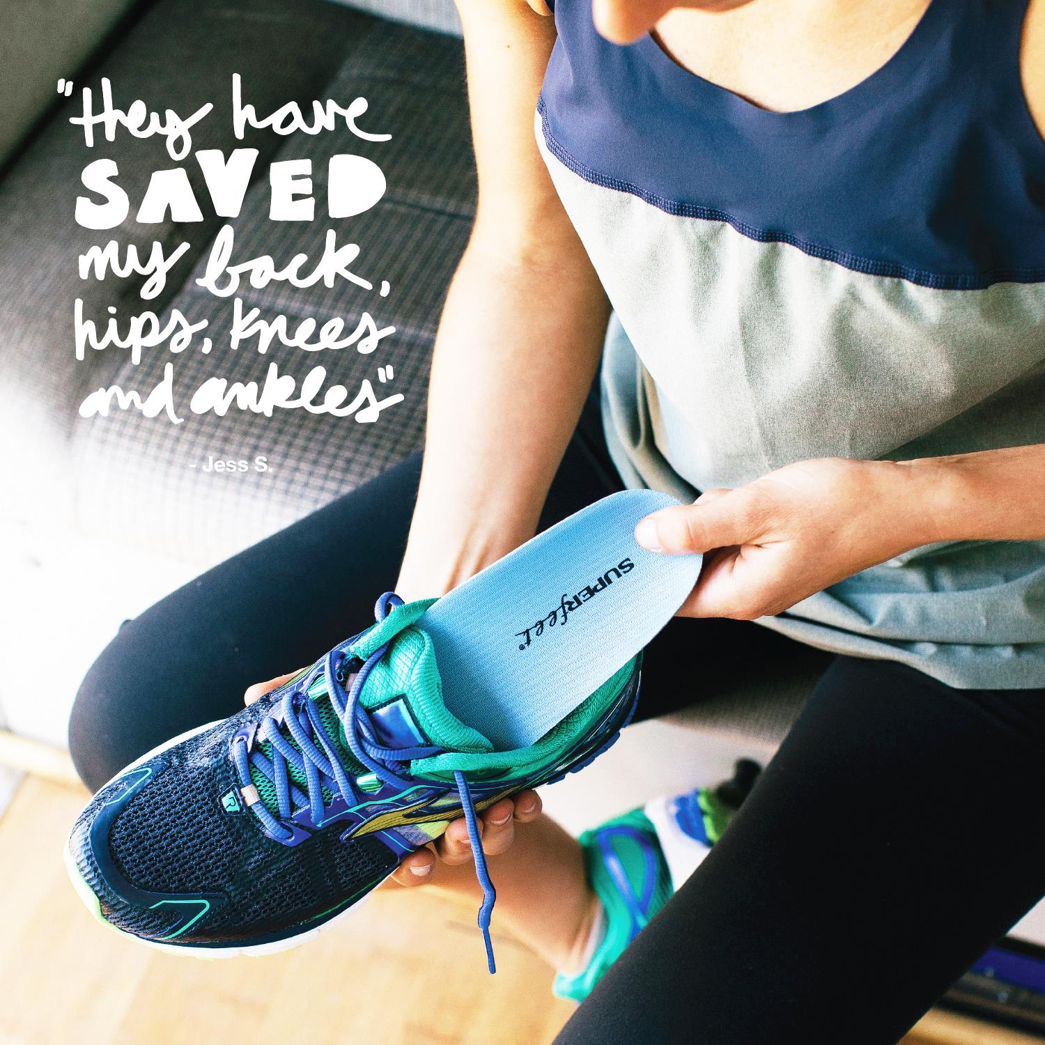Unisex Superfeet Unisex Superfeet All-Purpose Support Medium Arch Blue Insoles Blue