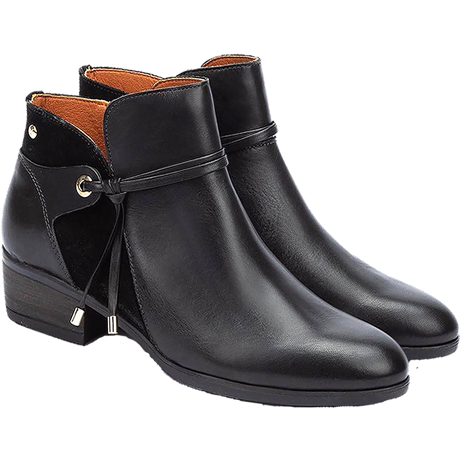 Womens Pikolinos Women's Pikolinos Daroca W1U-8505 Black Leather Black Leather