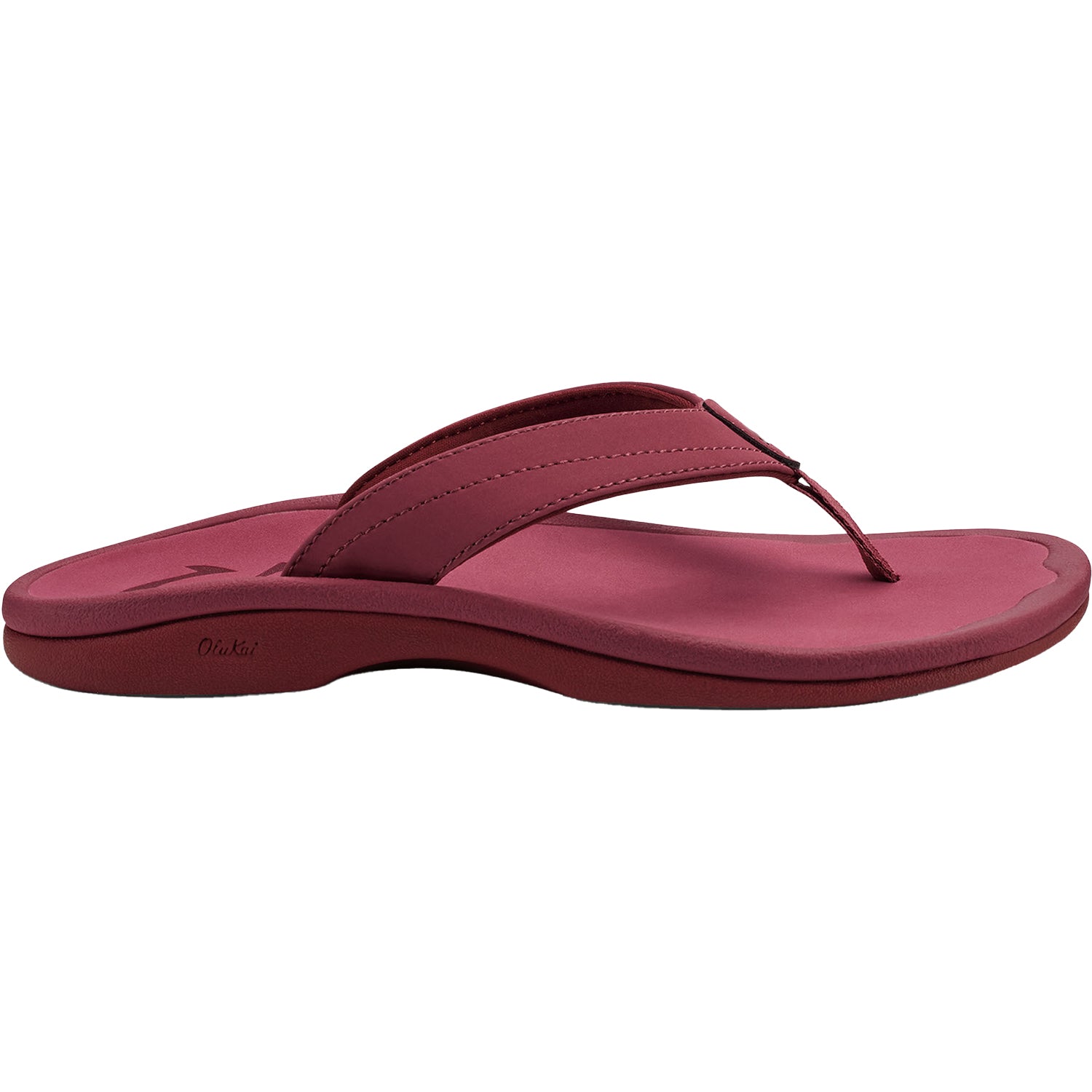 Womens Olukai Women's OluKai Ohana Red Earth/Red Earth Synthetic Red Earth/Red Earth