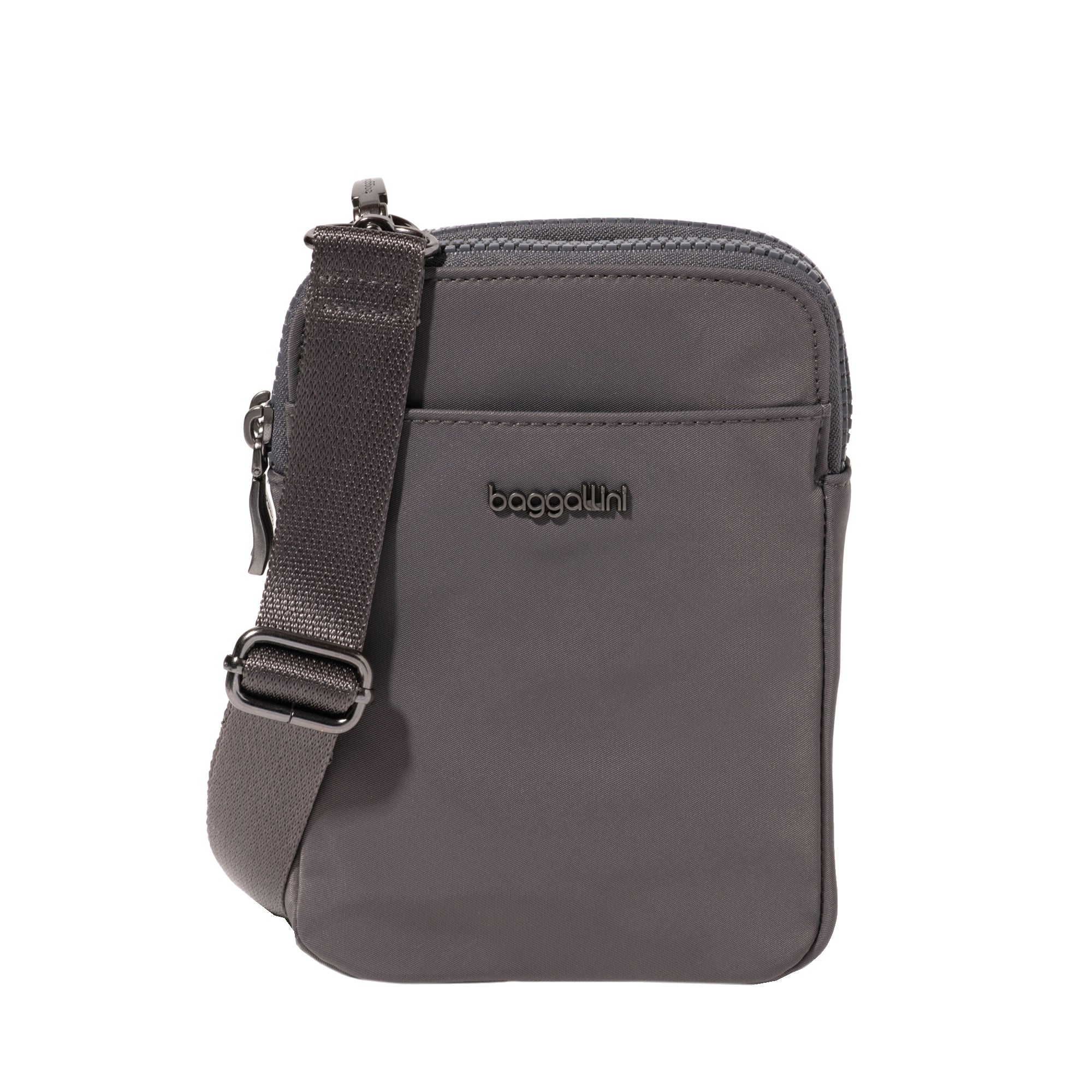 Womens Baggallini Baggallini Modern Take Two Rfid Crossbody Smoke Twill Smoke Twill