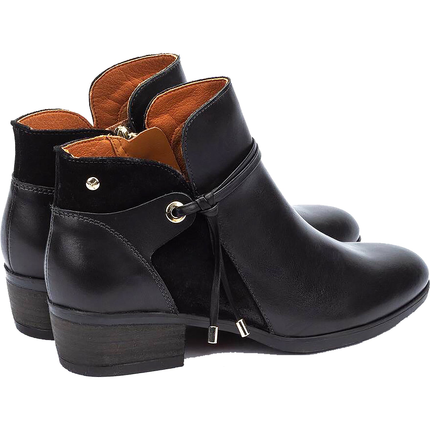 Womens Pikolinos Women's Pikolinos Daroca W1U-8505 Black Leather Black Leather