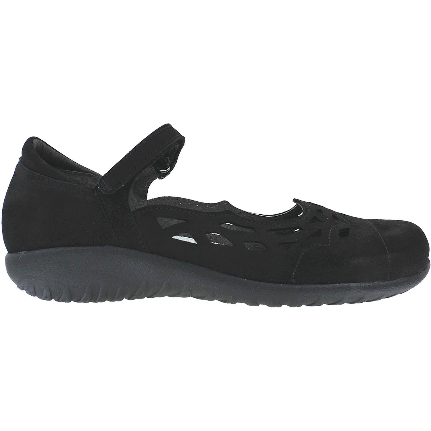 Womens Naot Women's Naot Agathis Black Velvet Nubuck Black Velvet Nubuck