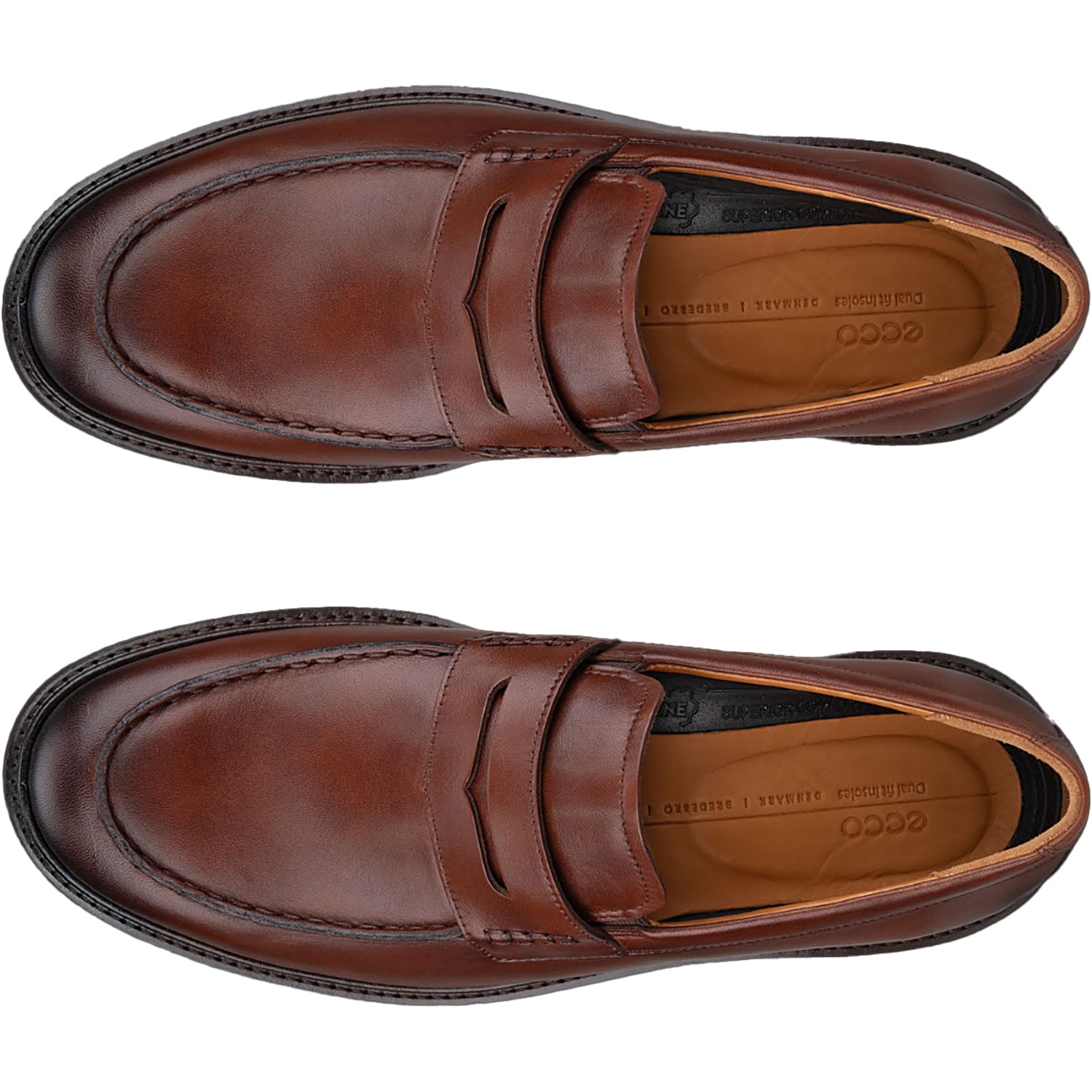 Mens Ecco Men's  Ecco Metropole London Penny Loafer Cognac Leather Cognac Leather