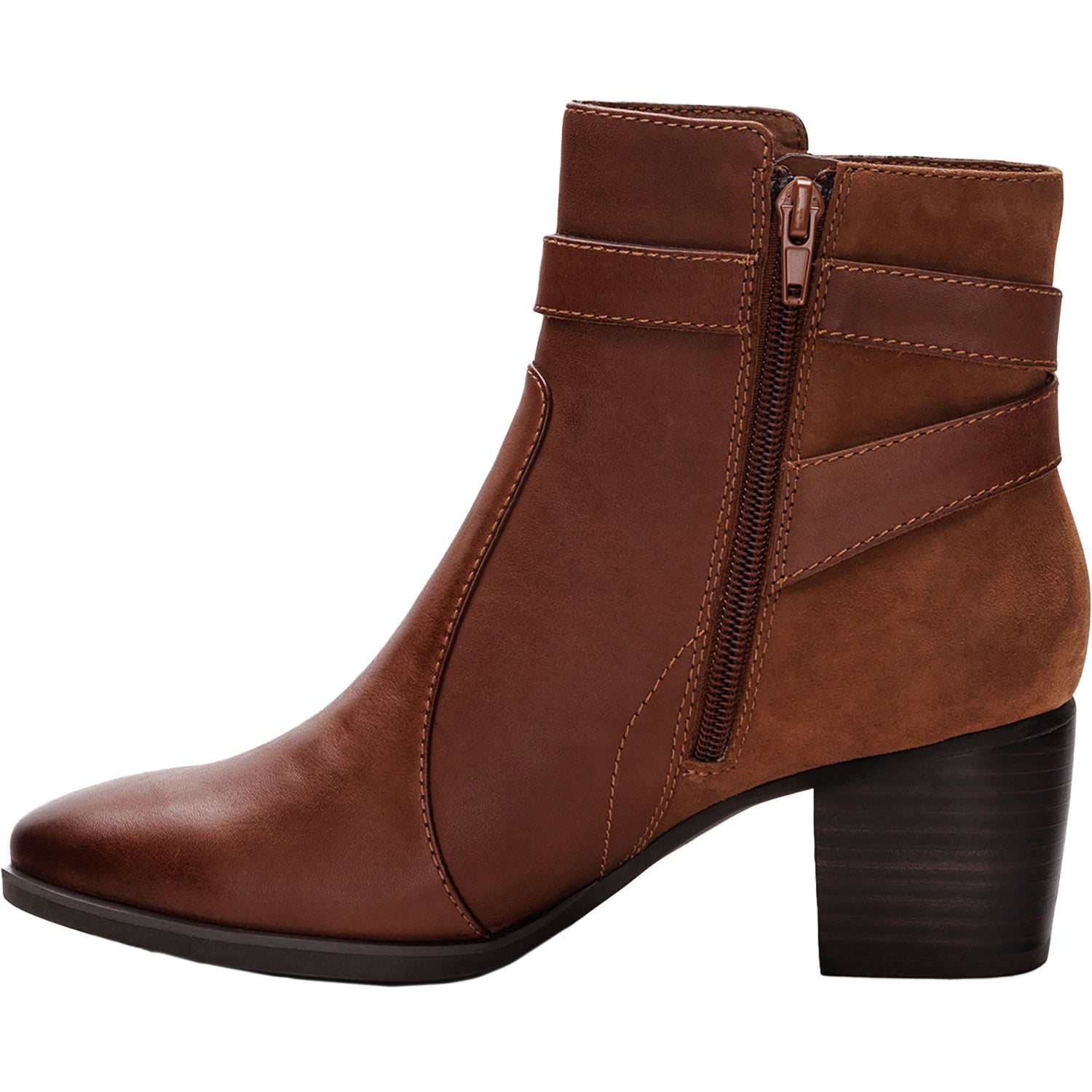 Womens Aetrex Women's Aetrex Rebecca Cognac Leather Cognac
