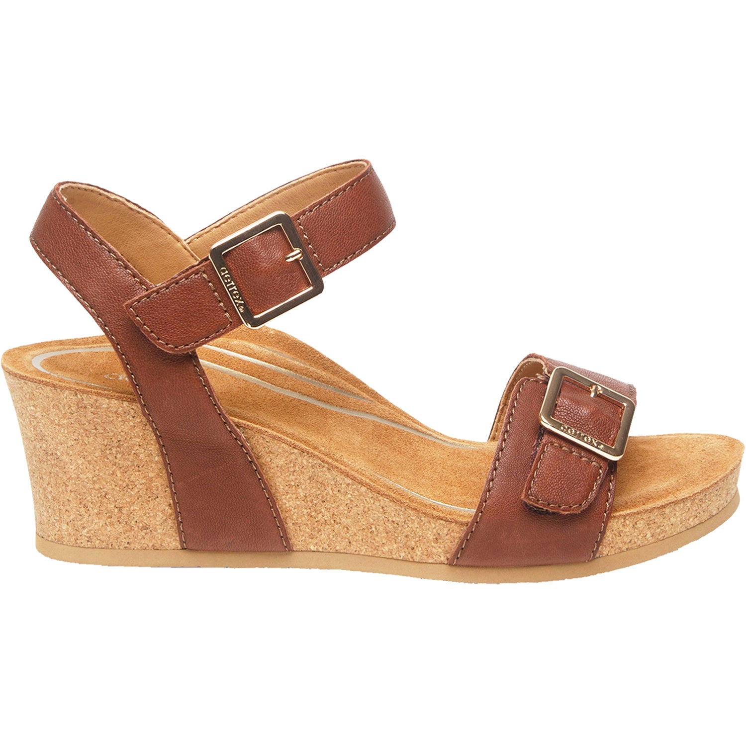 Womens Aetrex Women's Aetrex Lexa Walnut Leather Walnut Leather