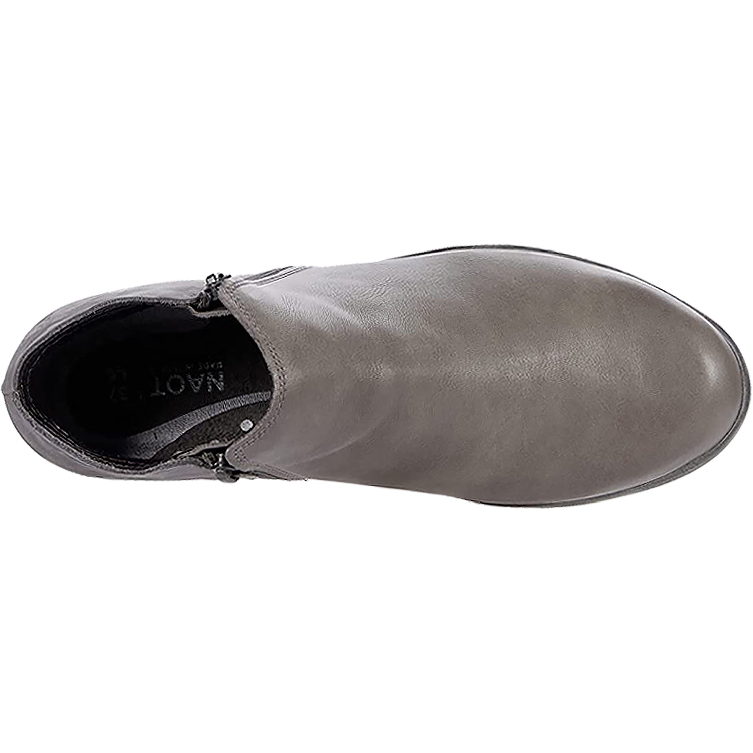 Womens Naot Women's Naot Helm Foggy Grey/Smoke Grey Leather Foggy Grey/Smoke Grey Leather
