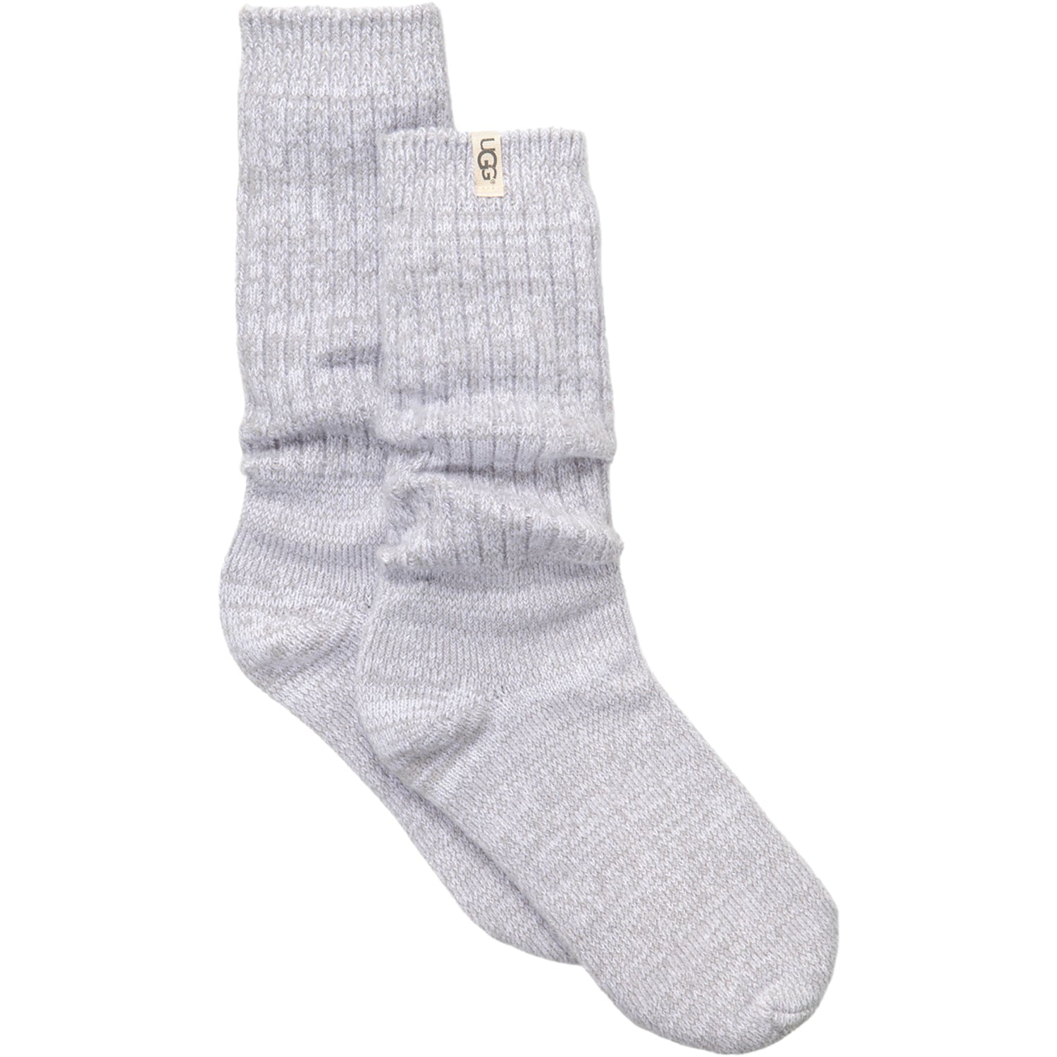 Womens Ugg Women's UGG Rib Knit Slouchy Crew Sock Seal Seal