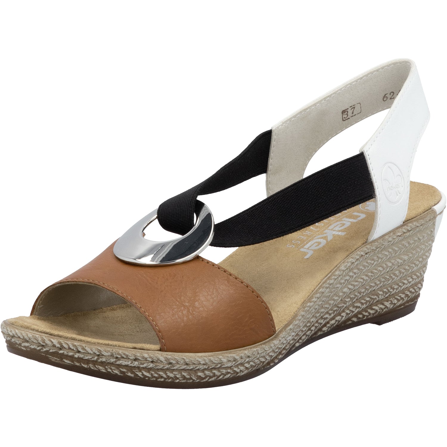 Womens Rieker Women's Rieker 624H6-24 Fanni H6 Cayenne/Weiss Synthetic Cayenne/Weiss Synthetic