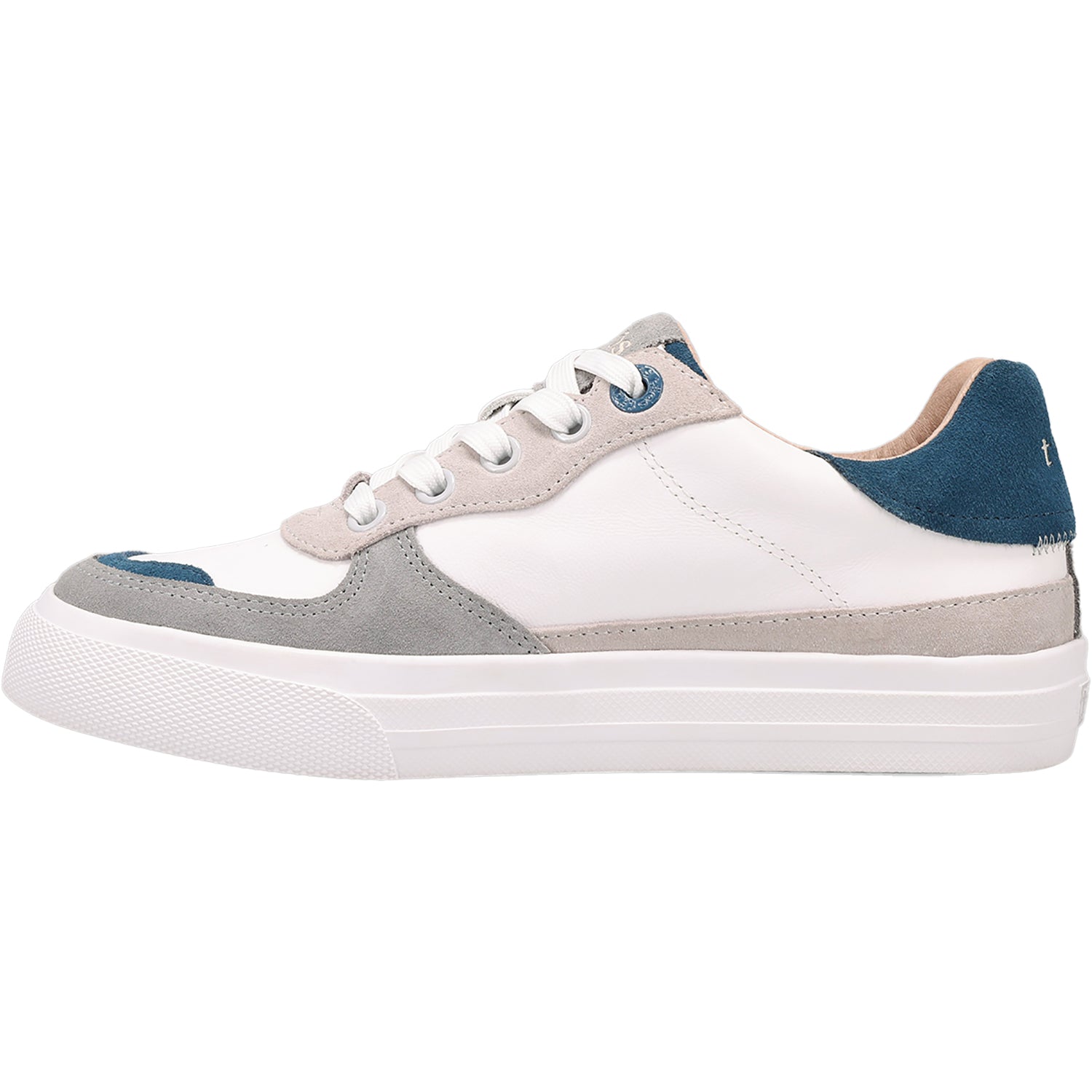 Womens Taos Women's Taos Pop Soul Grey/Petrol Blue Multi Leather/Suede Grey/Petrol Blue