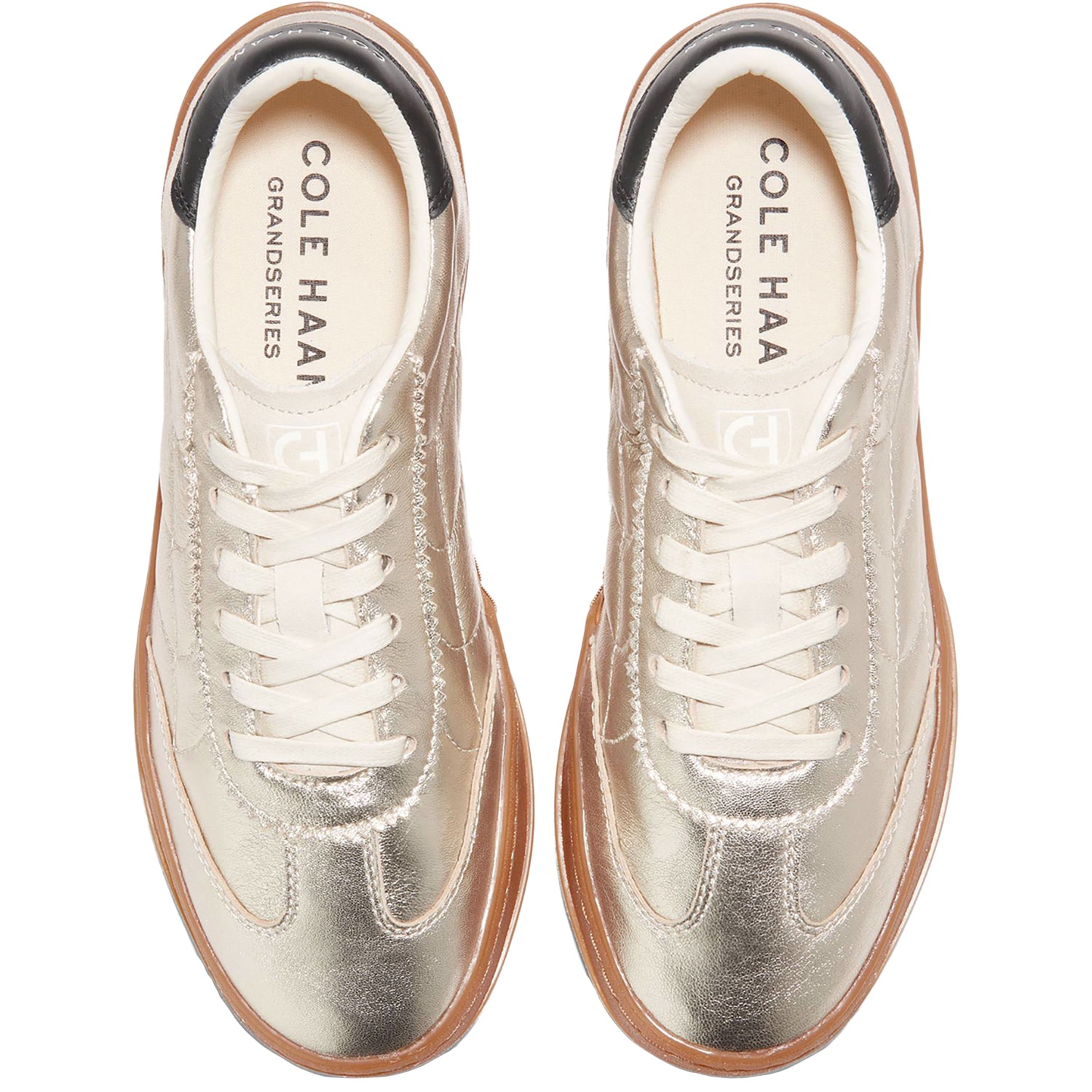Womens Cole haan Women's Cole Haan Grandpro Breakaway Sneaker Ch Gold/Birch Suede Ch Gold/Birch Suede