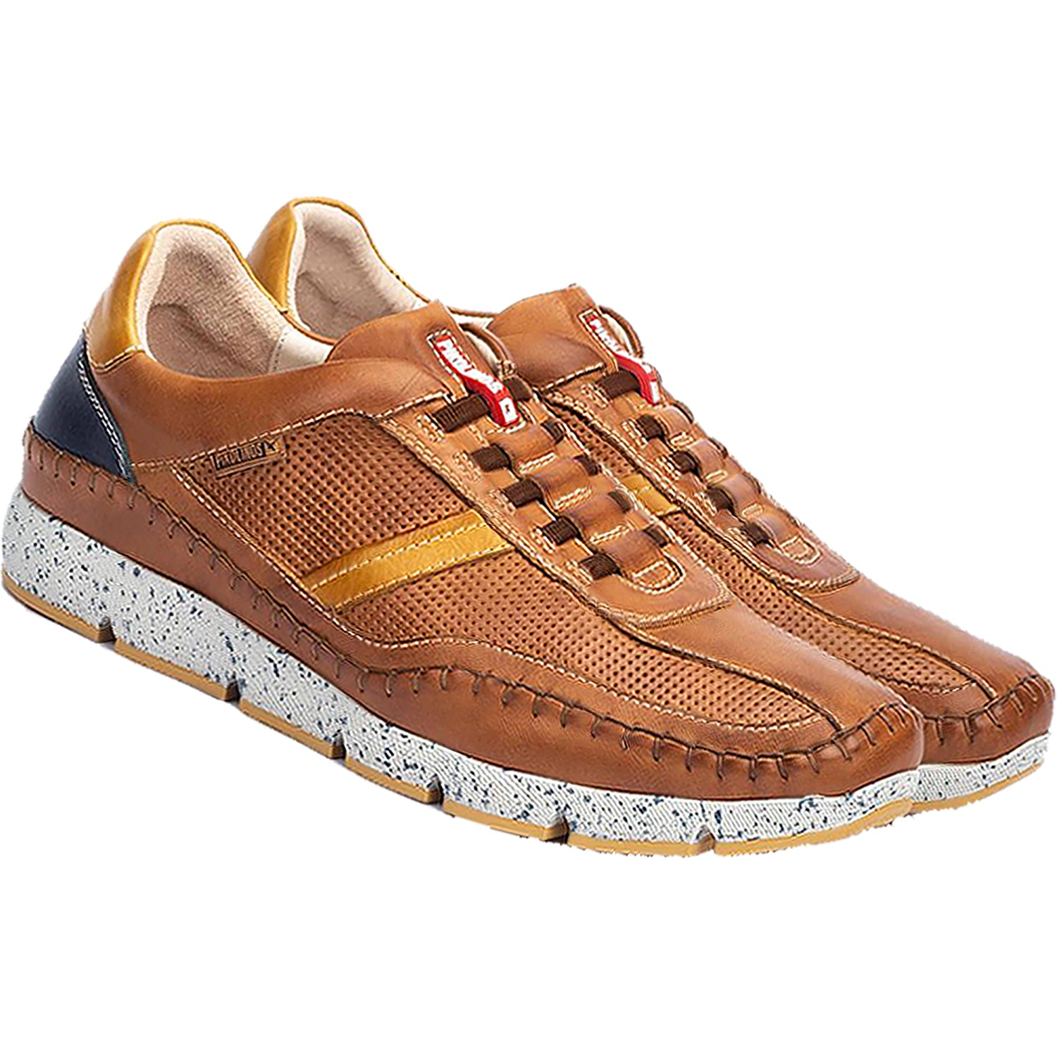 Mens Pikolinos Men's Pikolinos Fuencarral M4U-6046C1 Brandy Leather Brandy Leather