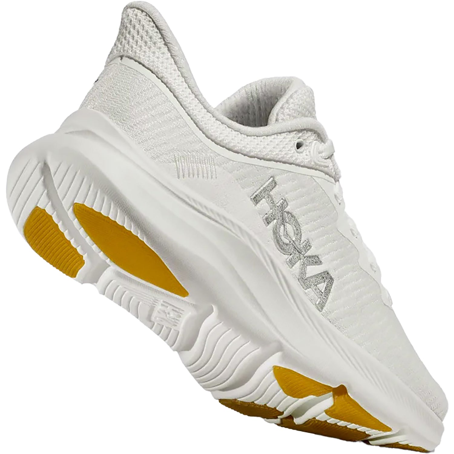 Womens Hoka one one Women's Hoka Solimar White/White Mesh White/White Mesh