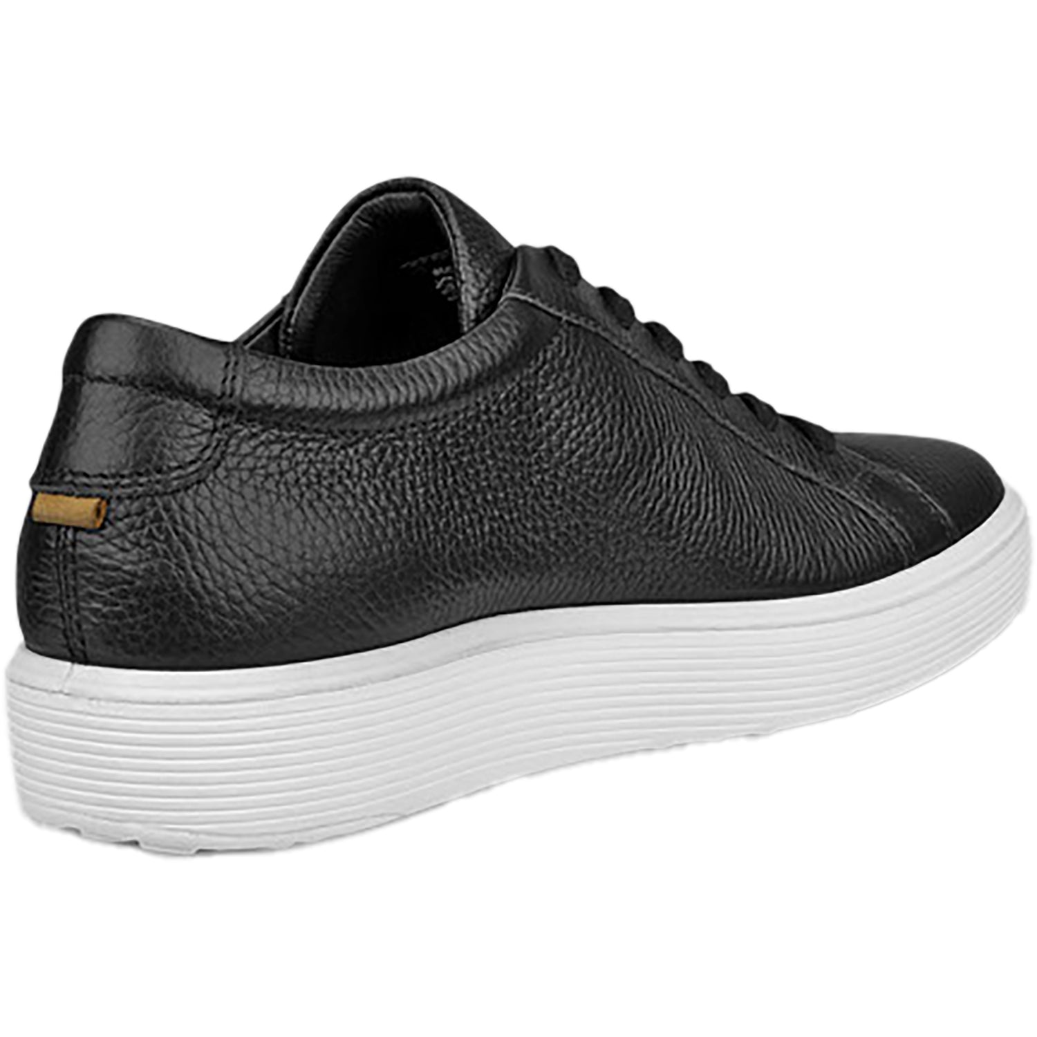 Womens Ecco Women's Ecco Soft 60 Sneaker Black Leather Black