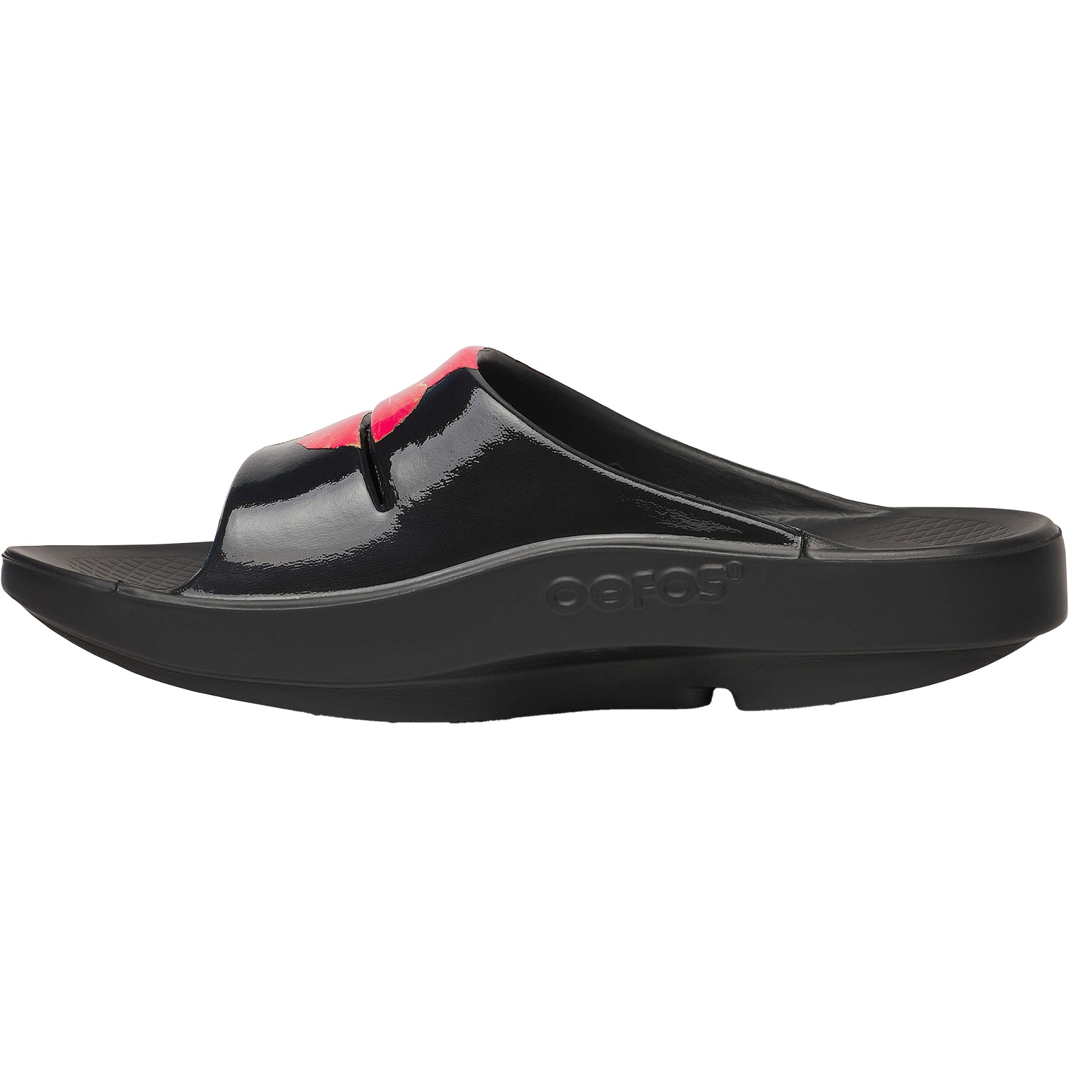 Womens Oofos Women's OOFOS OOahah Luxe Limited Hibiscus Synthetic Hibiscus Synthetic