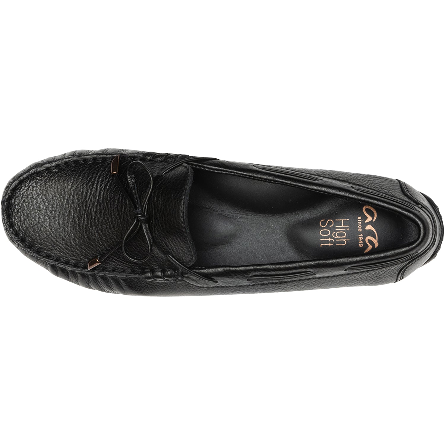 Womens Ara shoes Women's Ara Amarillo Black Calf Leather Black Calf Leather