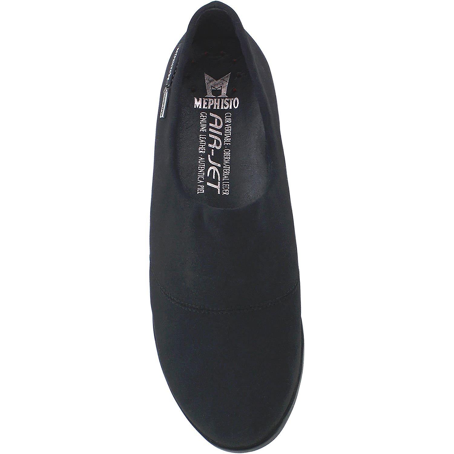 Womens Mephisto Women's Mephisto Molly GT Black Stretch Fabric Black Stretch Fabric