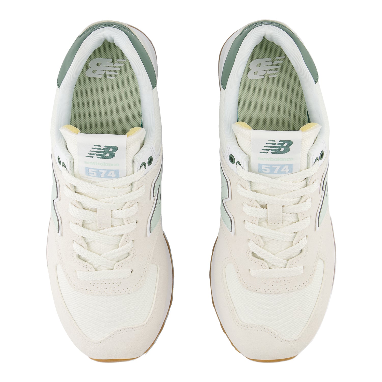 Womens New balance Women's New Balance WL574CGR Sea Salt/New Spruce Sea Salt/New Spruce