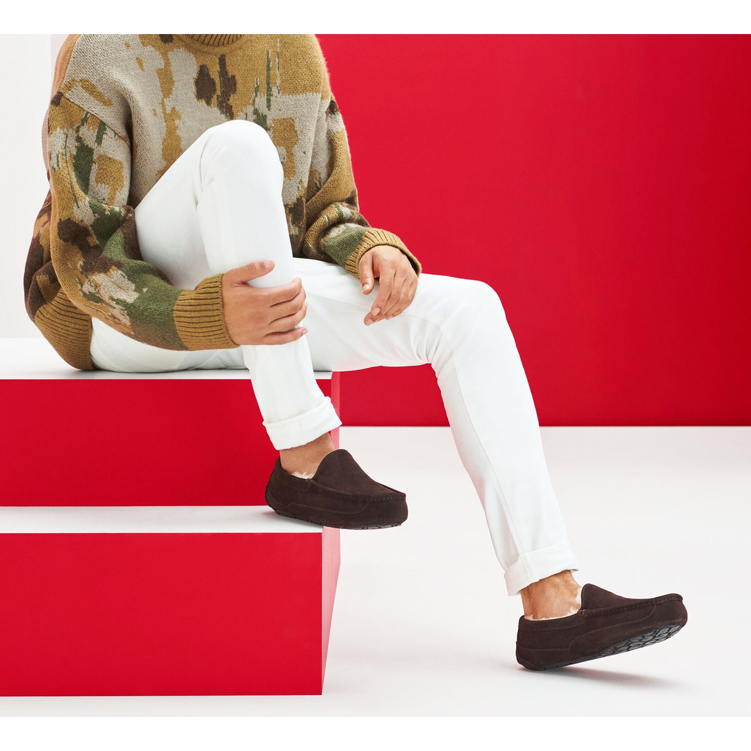 Mens Ugg Men's UGG Ascot Espresso Suede Espresso Suede