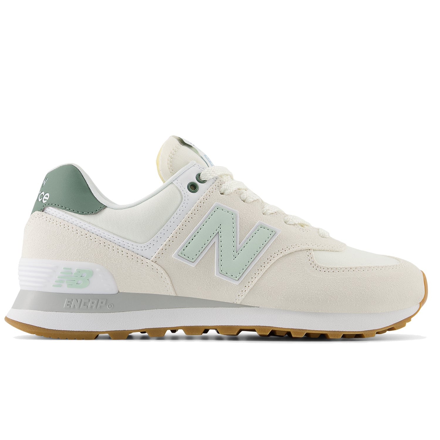 Womens New balance Women's New Balance WL574CGR Sea Salt/New Spruce Sea Salt/New Spruce