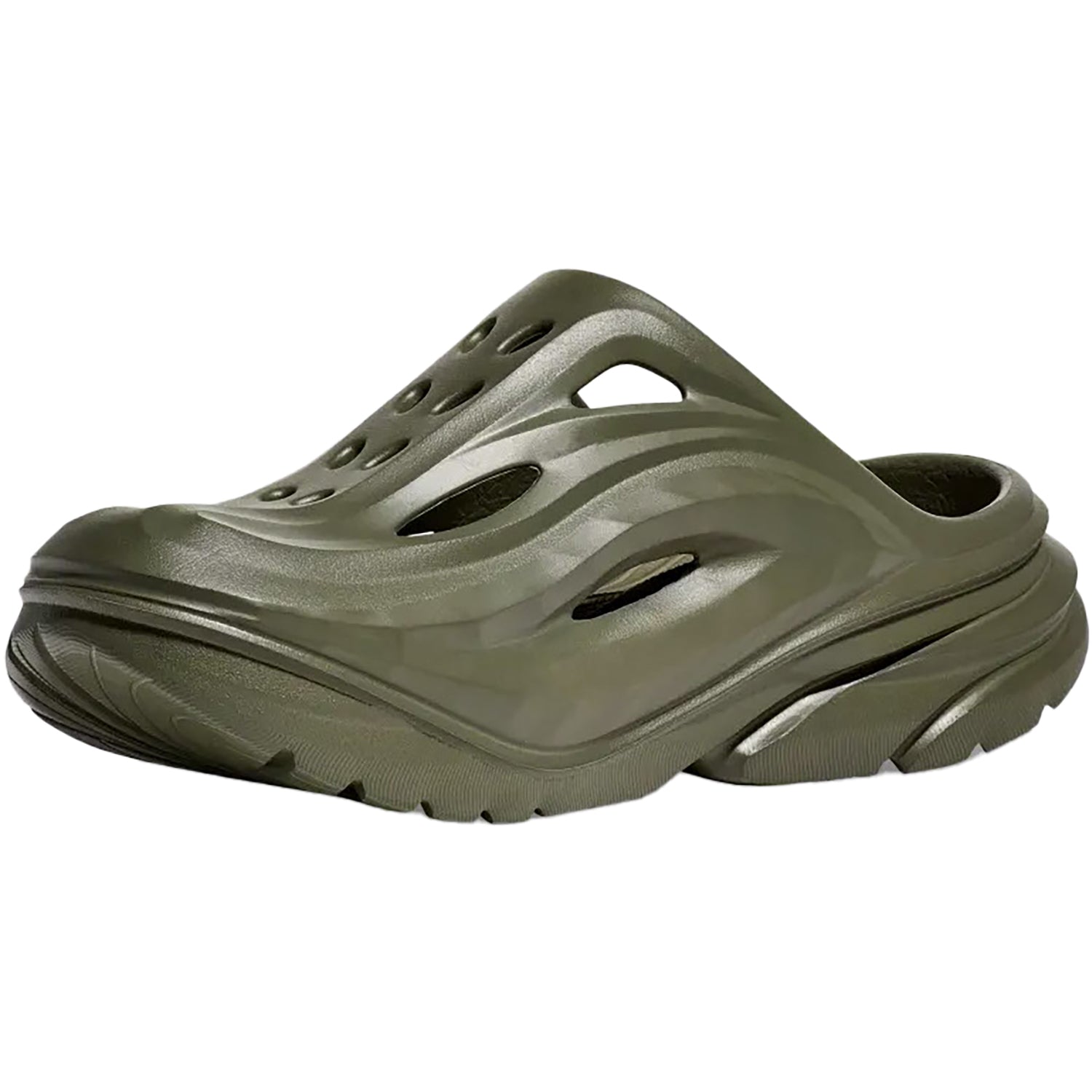 Unisex Hoka one one Unisex Hoka Ora Recovery Mule Slate/Slate Synthetic Slate/Slate Synthetic