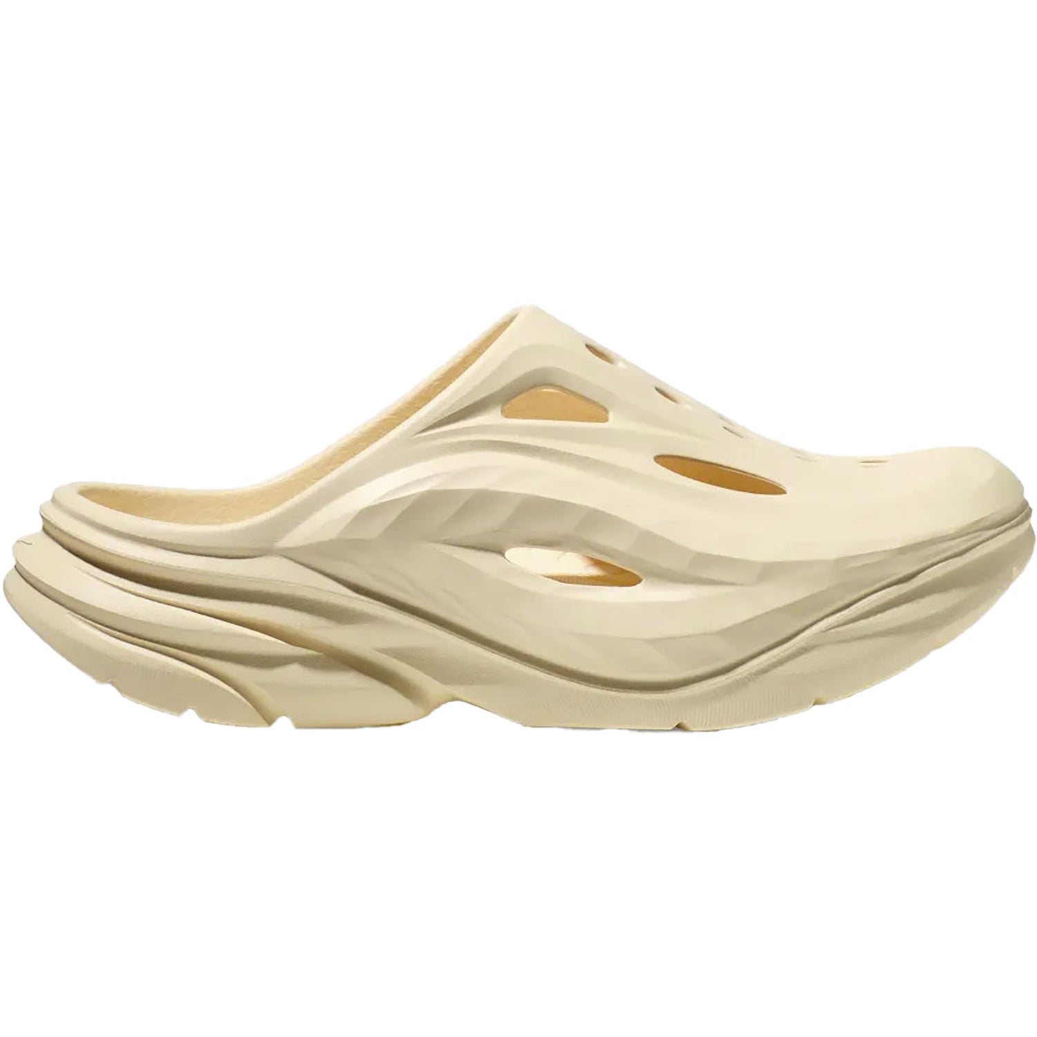 Unisex Hoka one one Unisex Hoka Ora Recovery Mule Vanilla/Vanilla Synthetic Vanilla/Vanilla Synthetic