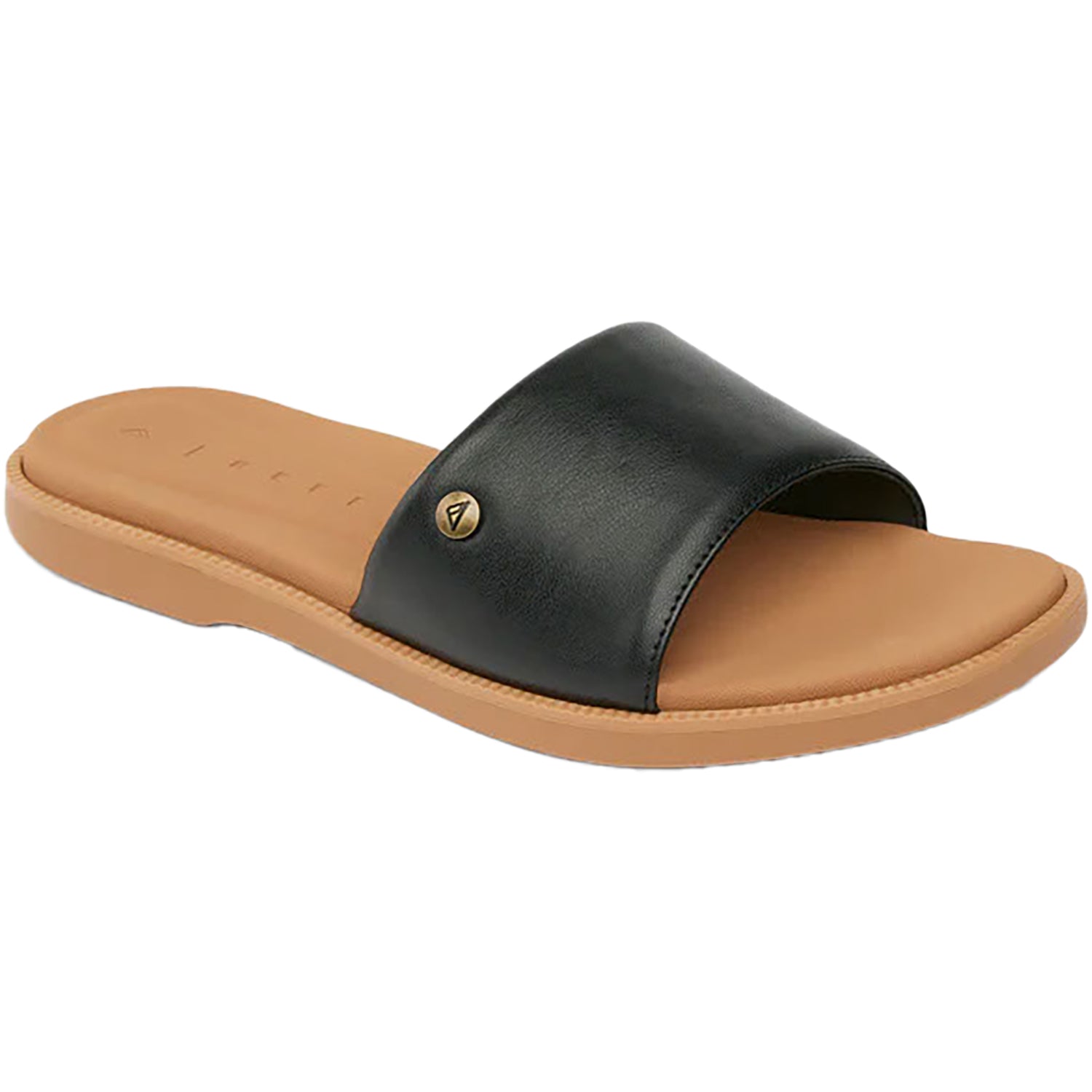 Womens Reef Women's REEF Sunny Arrianah Black/Tan Synthetic Black/Tan Synthetic