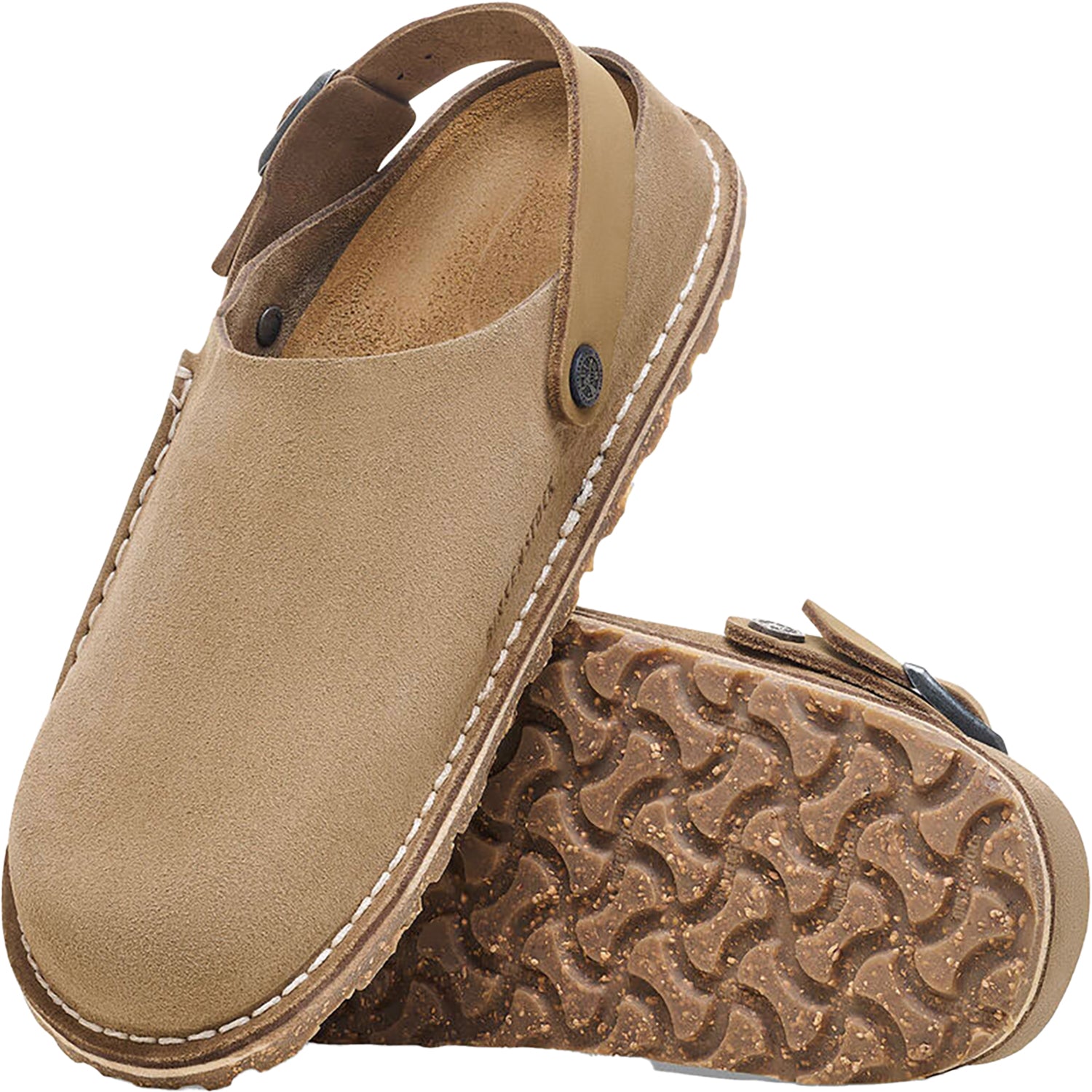 Mens Birkenstock Men's Birkenstock Lutry Gray Taupe Suede Gray Taupe Suede