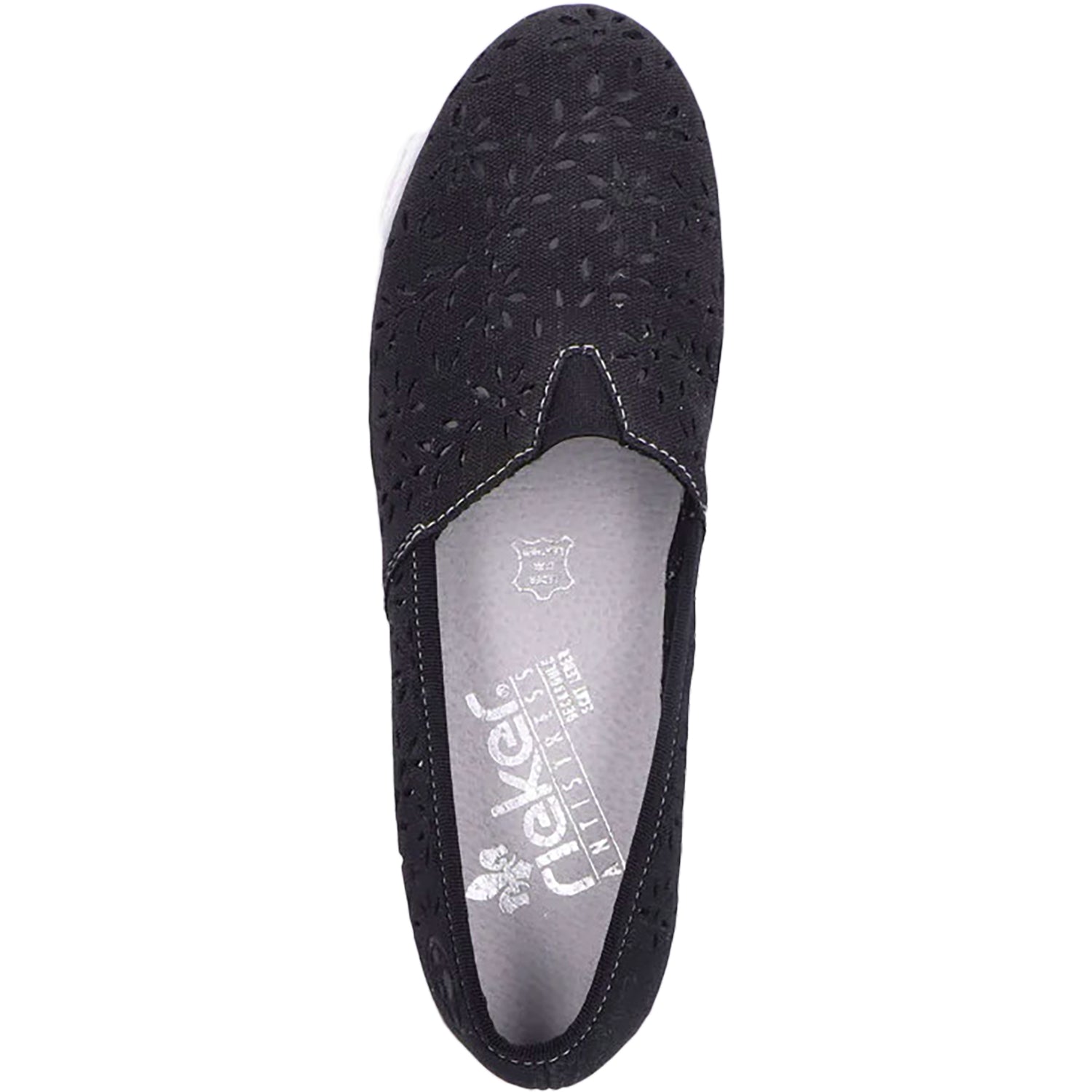 Womens Rieker Women's Rieker N0955-00 Edna 55 Black Synthetic Black Synthetic