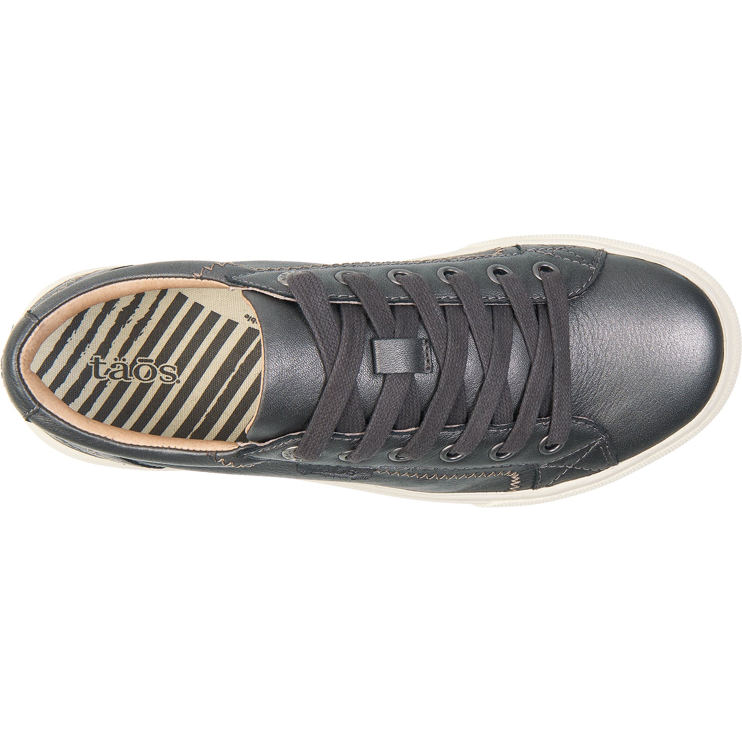 Womens Taos Women's Taos Plim Soul Lux Pewter Leather Pewter Leather