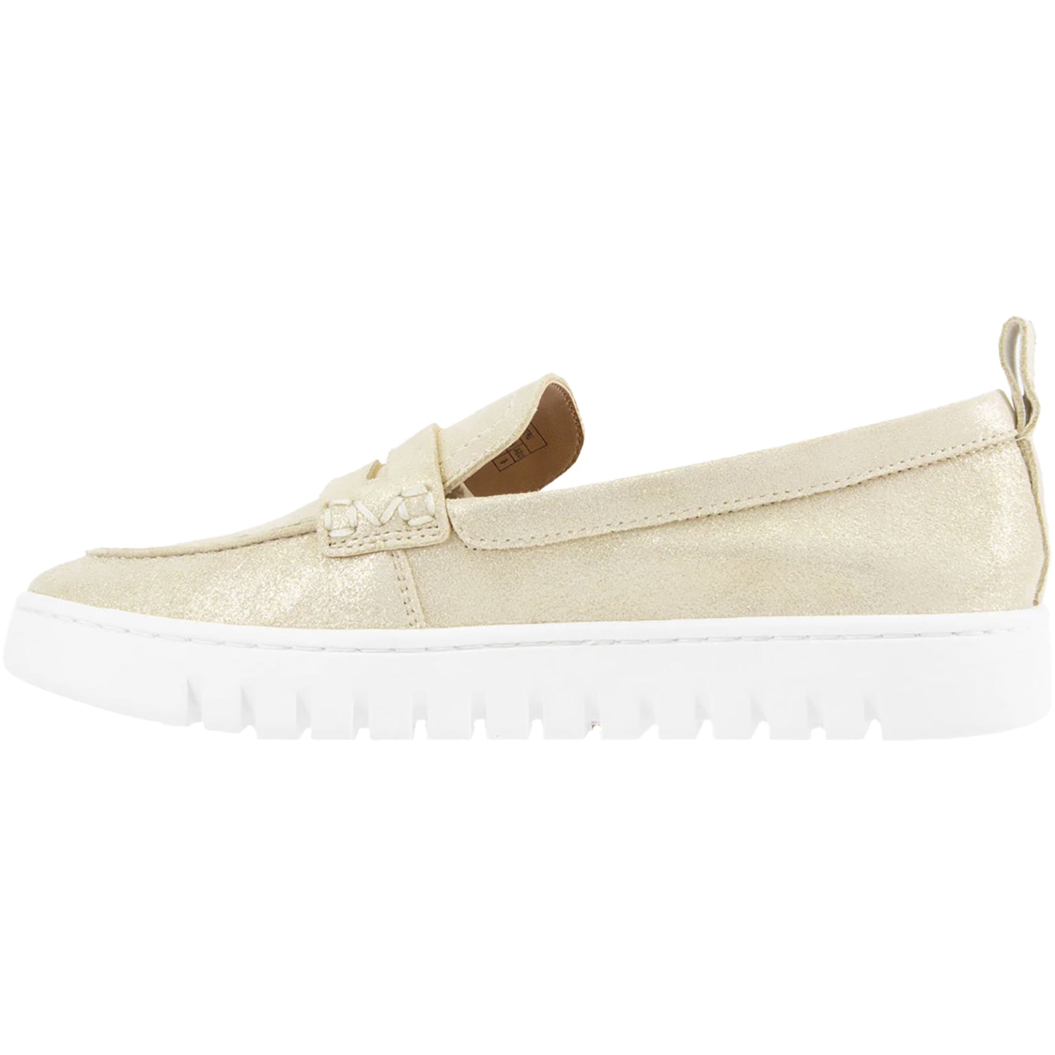 Womens Vionic Women's Vionic Uptown Loafer Gold Leather Gold Leather