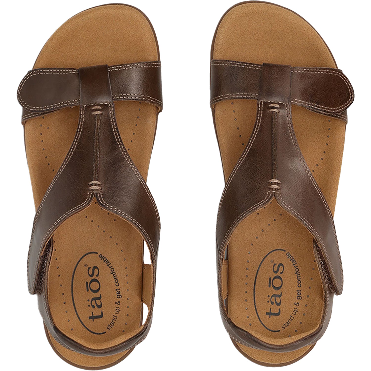 Womens Taos Women's Taos The Show Mocha Leather Mocha Leather