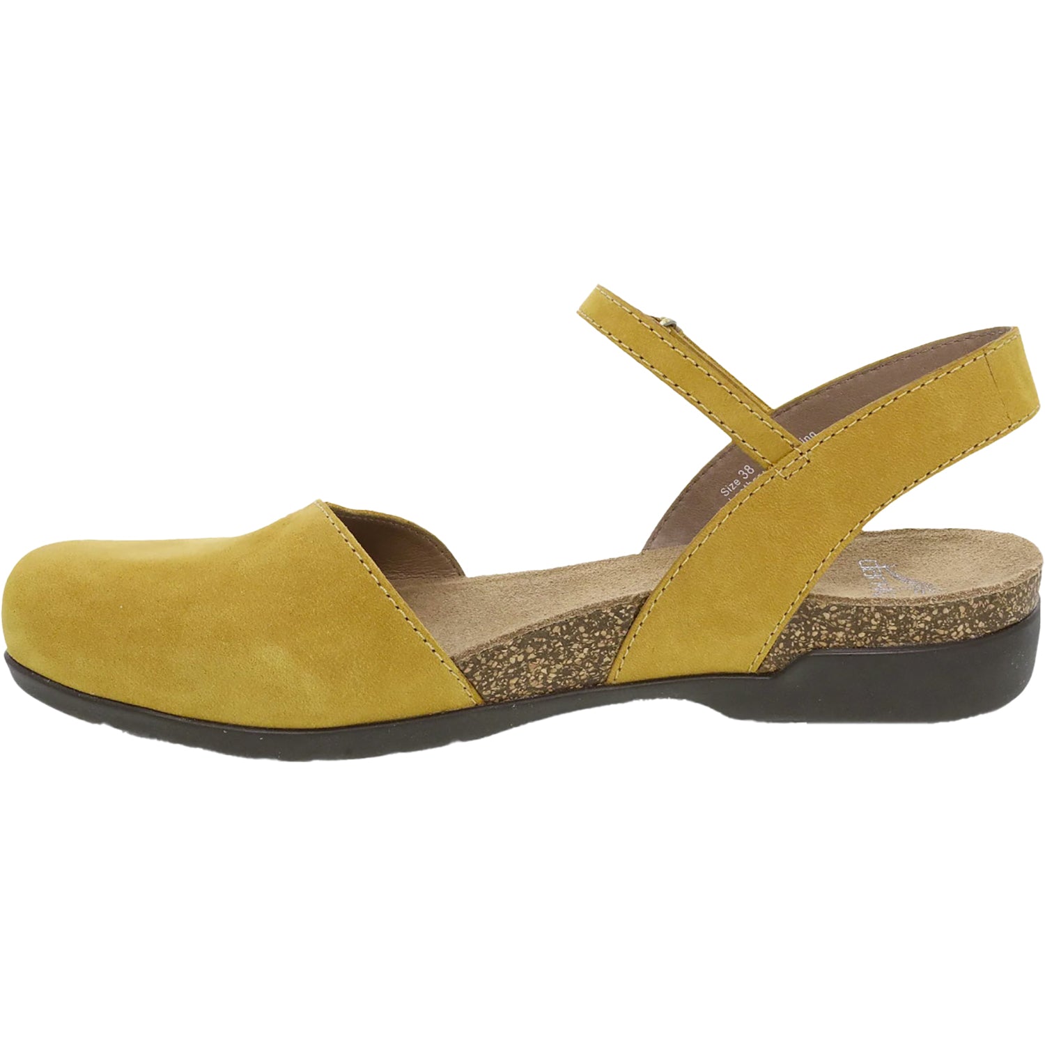 Womens Dansko Women's Dansko Rowan Mustard Nubuck Mustard Nubuck