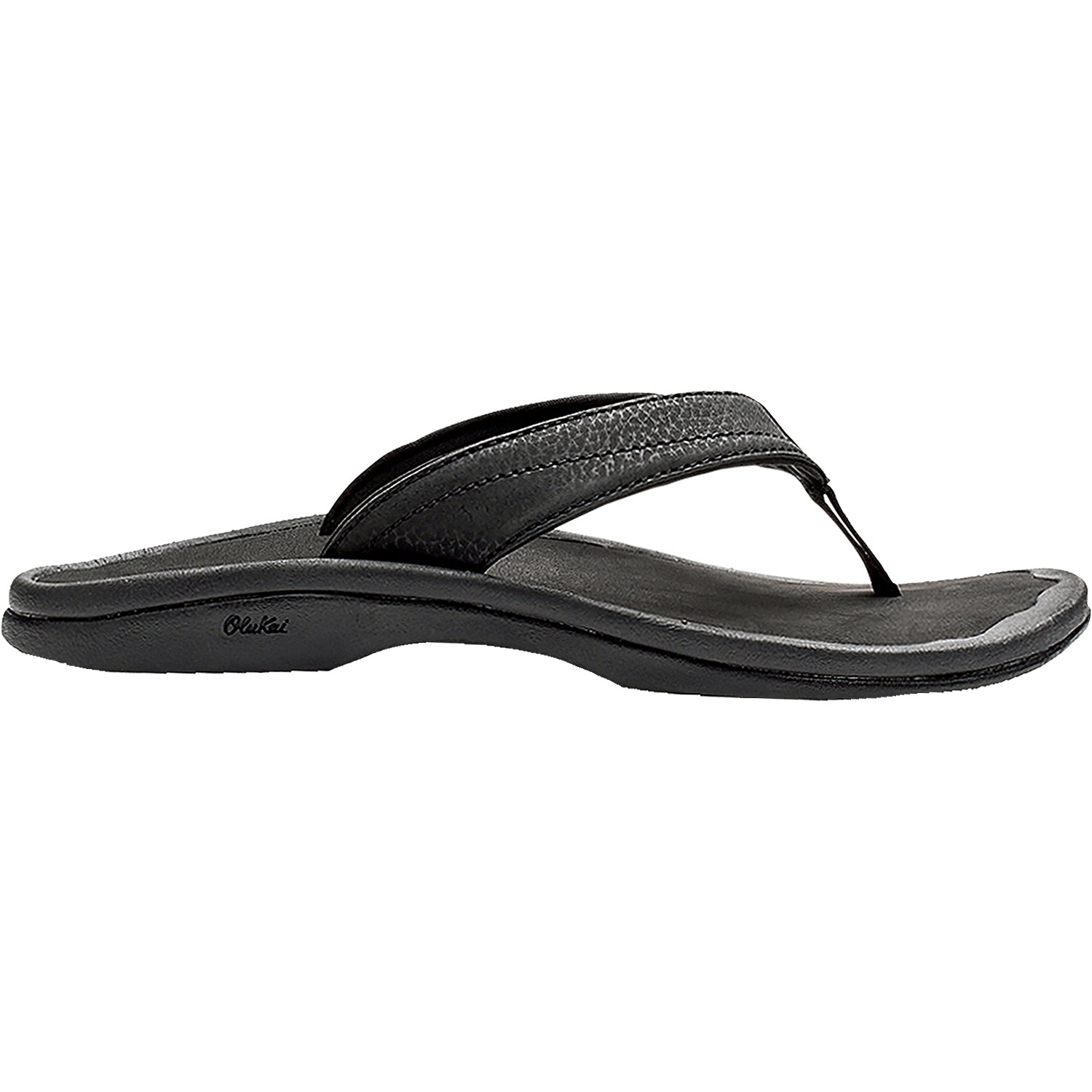 Womens Olukai Women's OluKai Ohana Black Synthetic Black Synthetic
