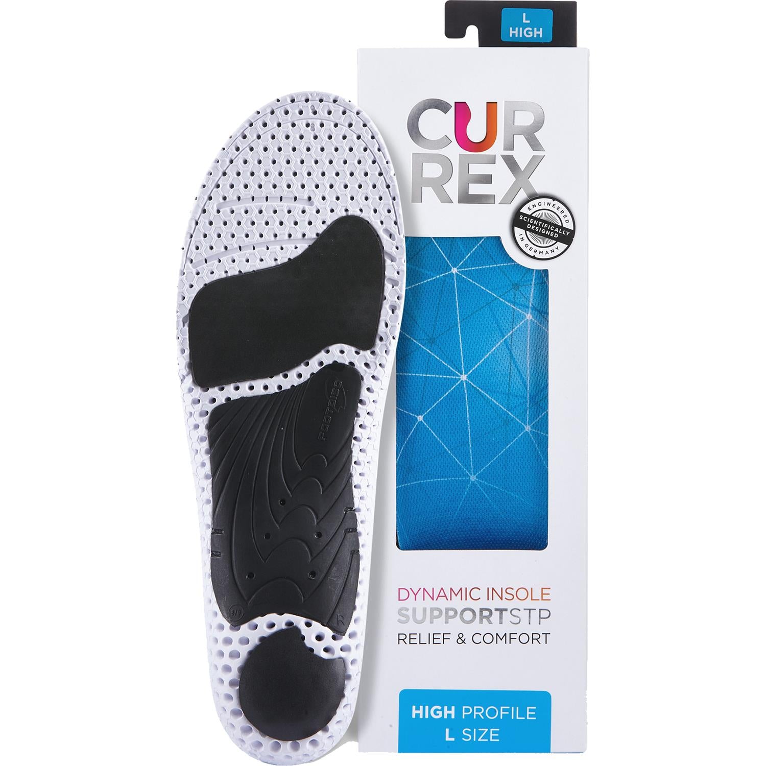 Unisex Currex Unisex Currex Support STP High Arch Blue