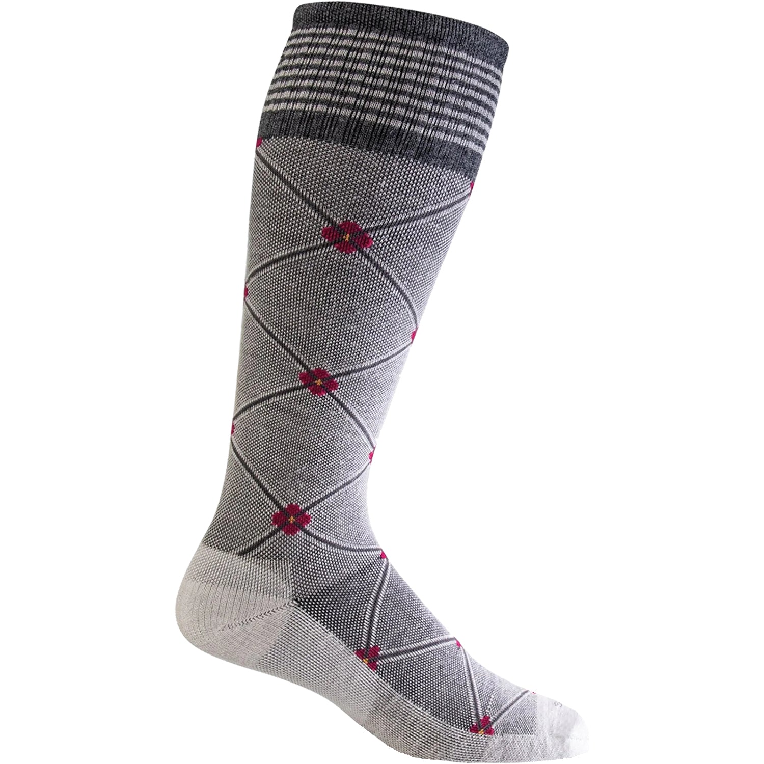 Womens Sockwell Women's Sockwell Elevation Oyster Knee High Socks 20-30 mmHg Oyster