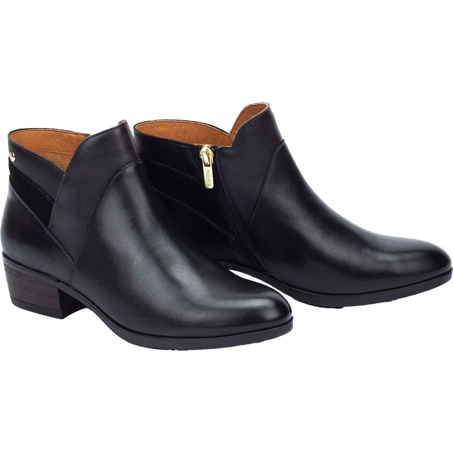 Womens Pikolinos Women's Pikolinos Daroca W1U-8732C2 Black Leather Black Leather