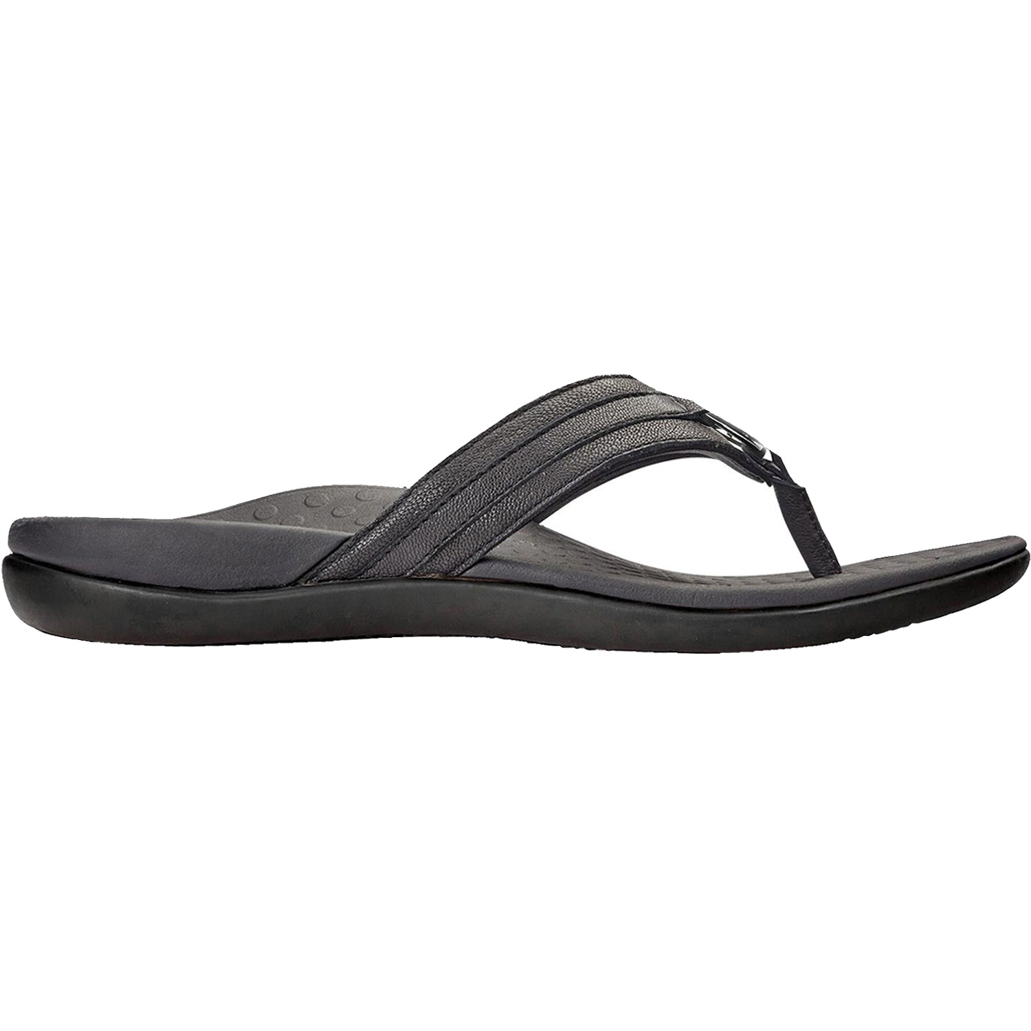 Womens Vionic Women's Vionic Tide Aloe Black Leather Black Leather