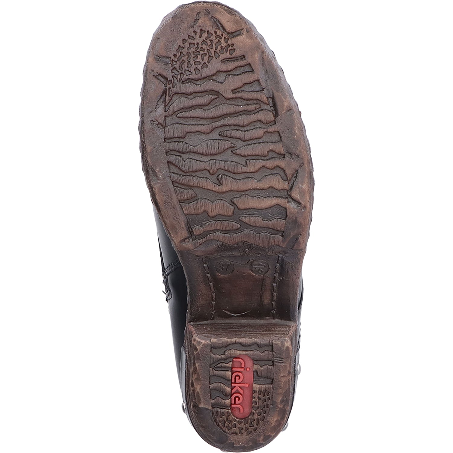 Womens Rieker Women's Rieker 93614-00 Schwarz/Rauch-Multi Leather Schwarz/Rauch-Multi