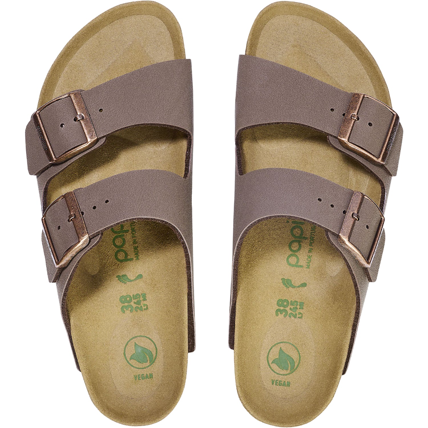 Womens Birkenstock Women's Birkenstock Papillio Arizona Platform Vegan Mocha Birkibuc Mocha Birkibuc