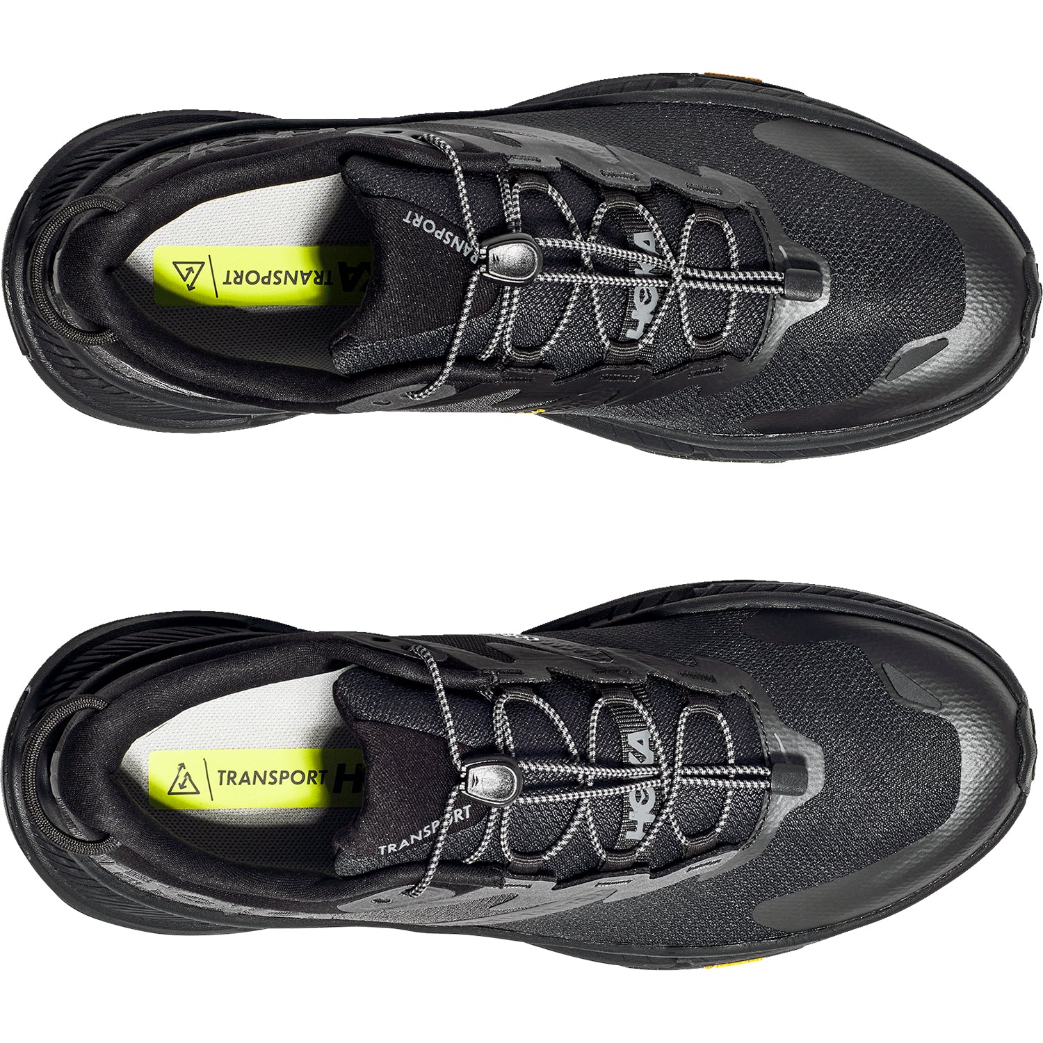 Womens Hoka one one Women's Hoka Transport Black/Black Mesh Black/Black Mesh