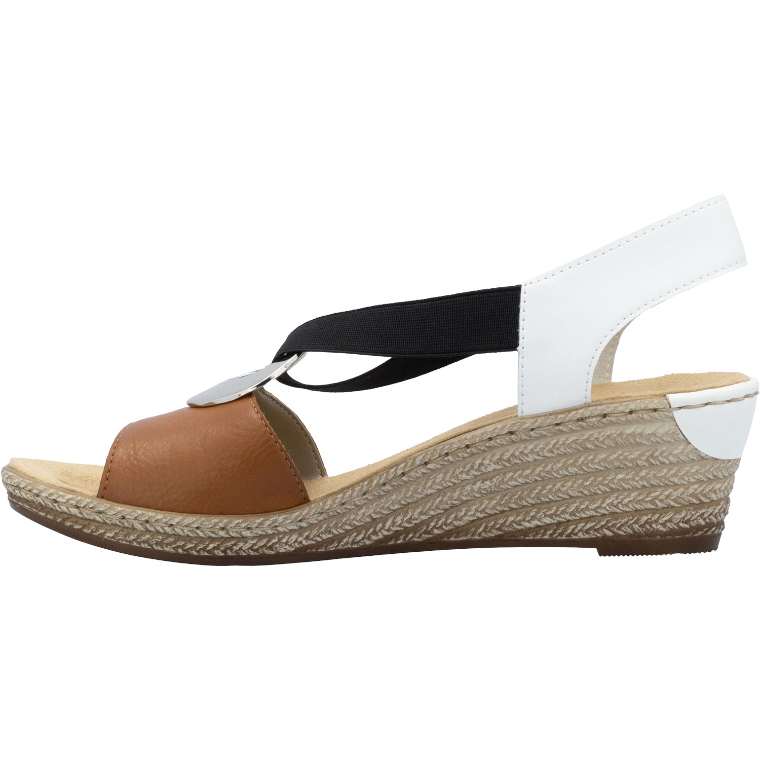 Womens Rieker Women's Rieker 624H6-24 Fanni H6 Cayenne/Weiss Synthetic Cayenne/Weiss Synthetic