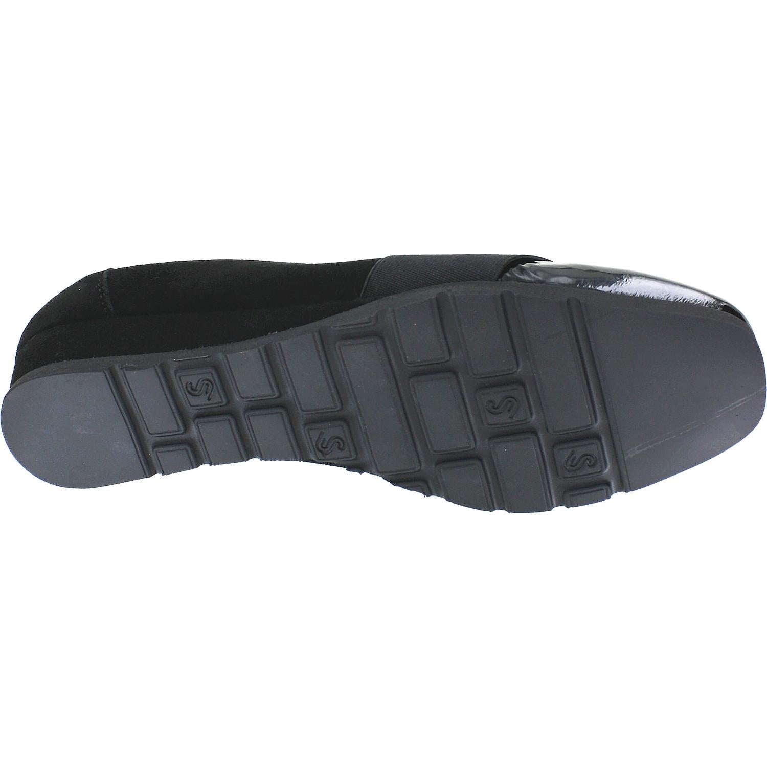 Womens Sabrinas Women's Sabrinas Marsella 66022 Black Suede/Patent Black Suede/Patent