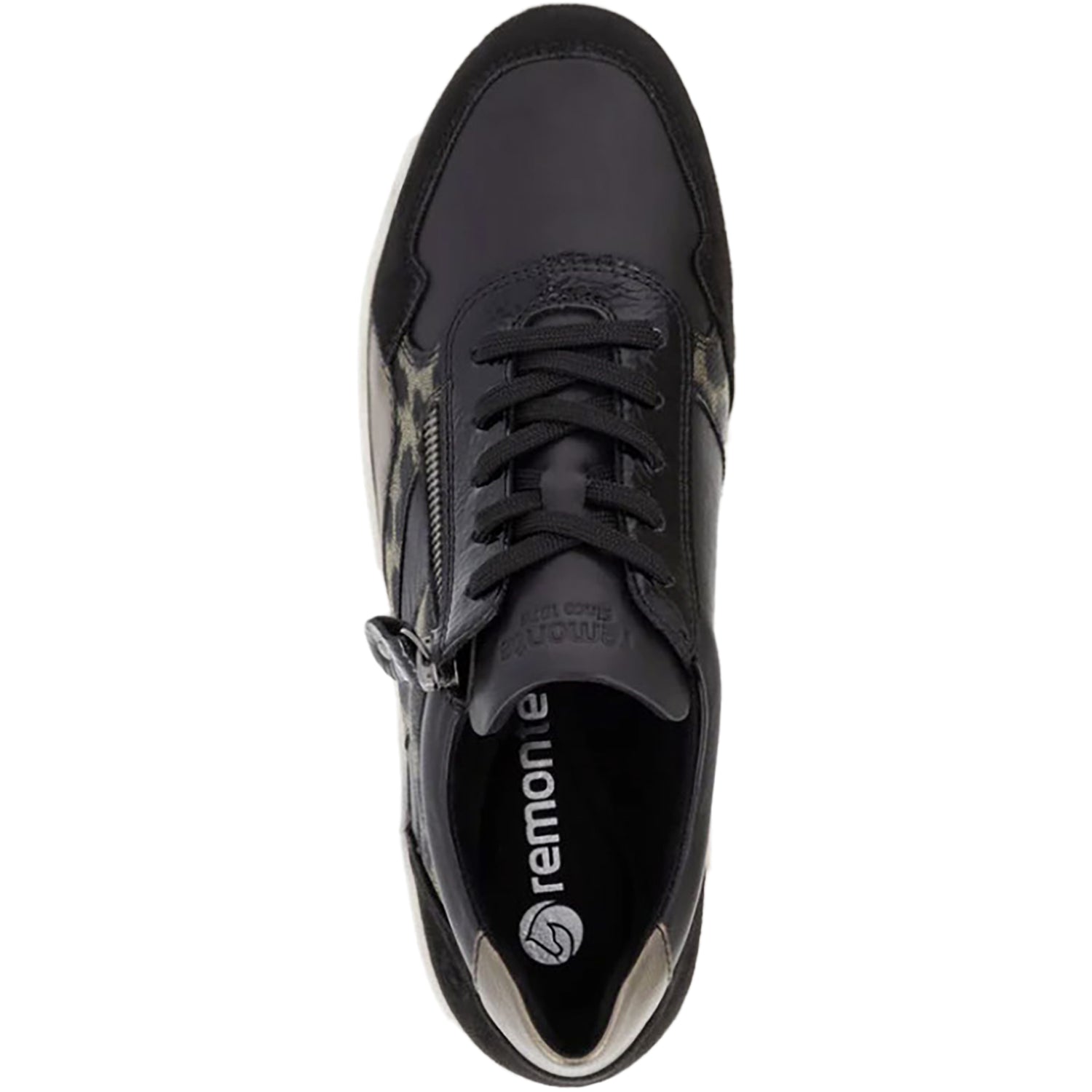 Womens Remonte Women's Remonte D0J04-03 Schwarz/Bronze Synthetic Schwarz/Bronze Synthetic