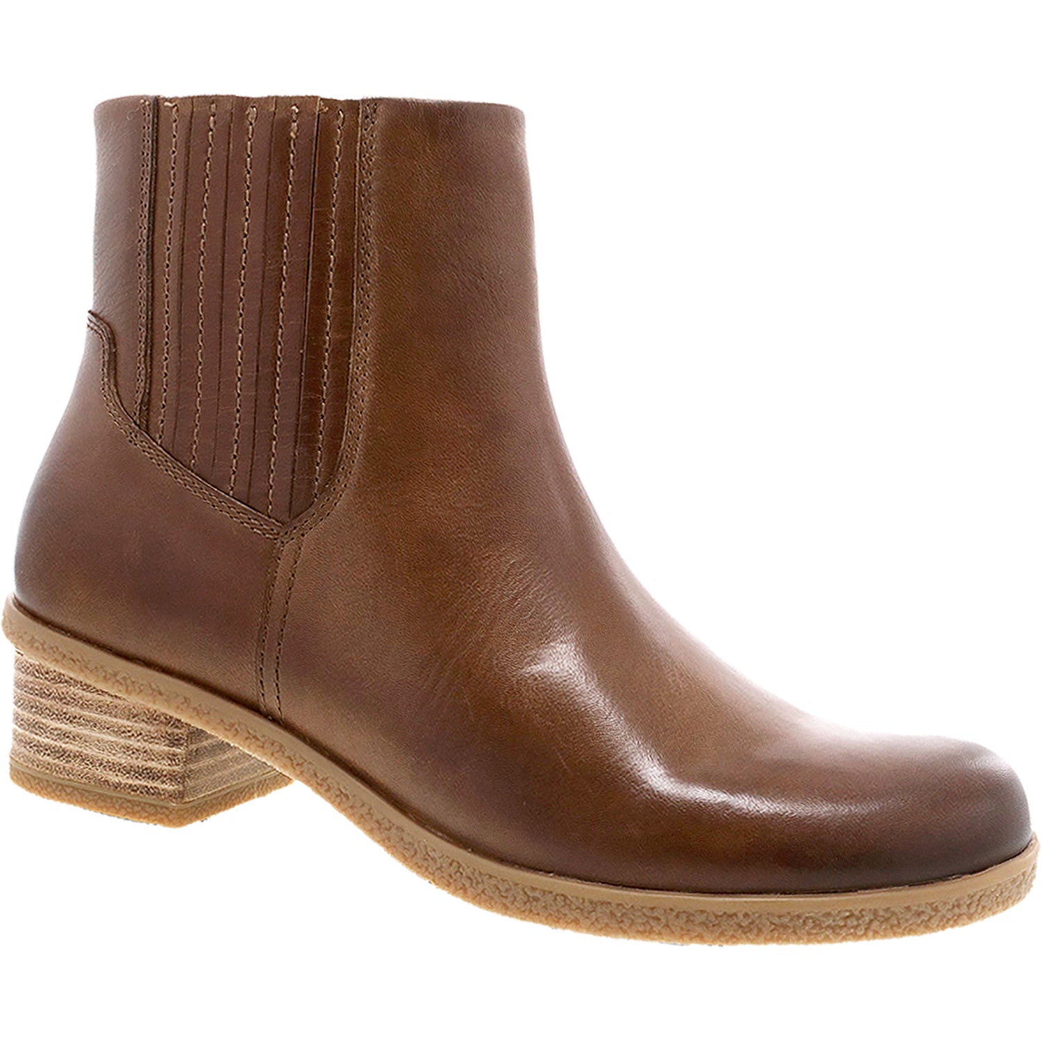 Womens Dansko Women's Dansko Daisie Tan Waterproof Burnished Leather Tan Waterproof Burnished Leather