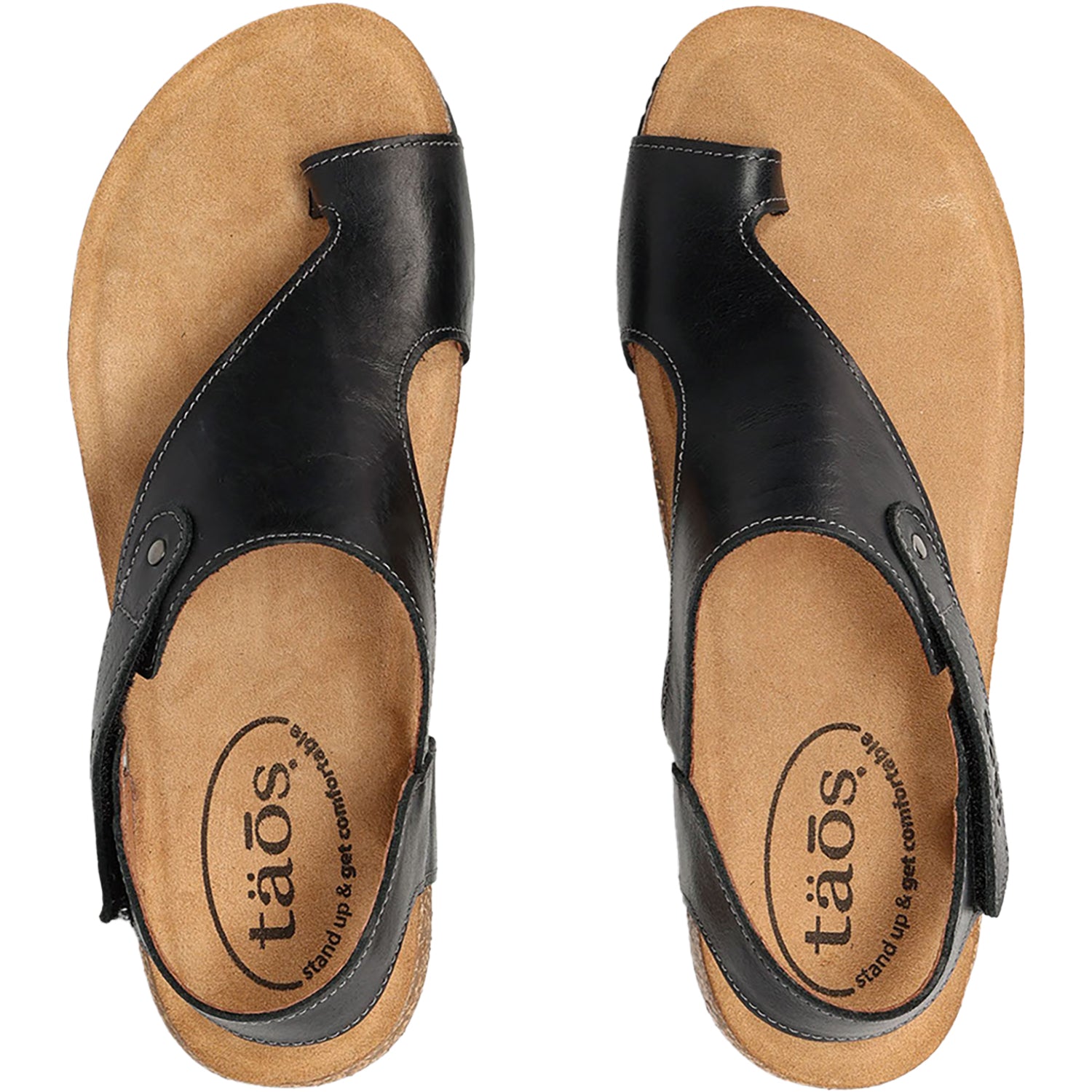 Womens Taos Women's Taos Fame Black Leather Black Leather