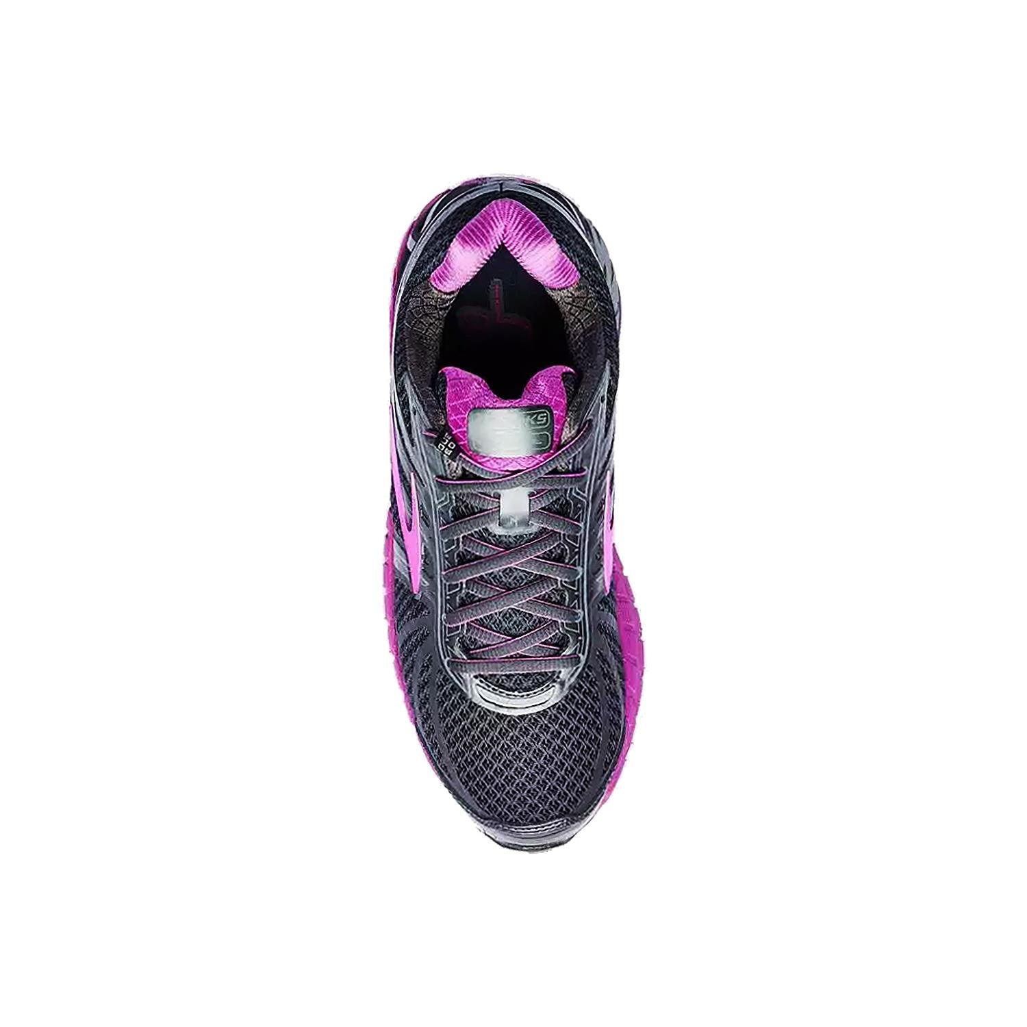 Womens Brooks Women's Brooks Ariel 16 Anthracite/Purple Cactus Flower Mesh Anthracite/Purple Cactus Flower Mesh