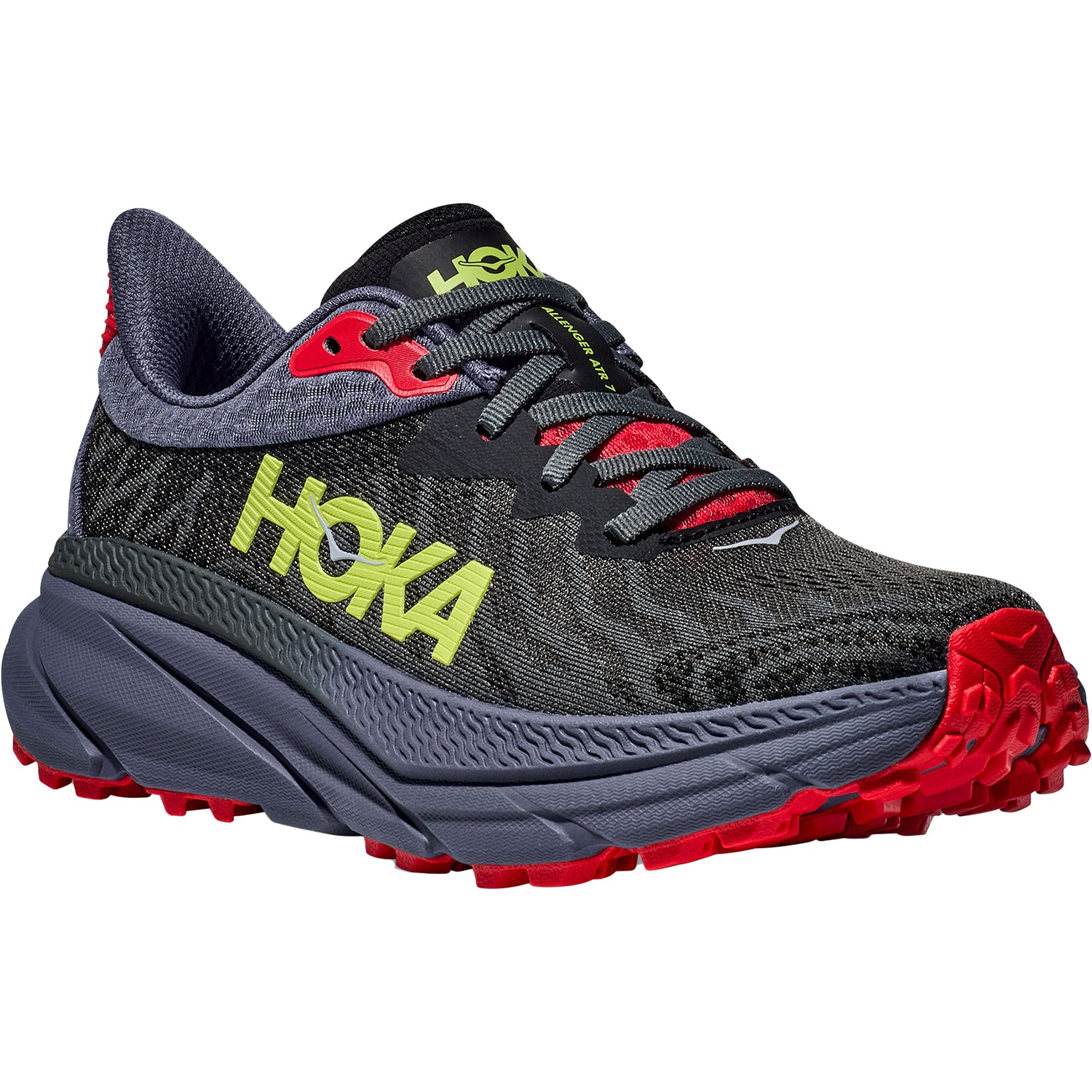 Womens Hoka one one Women's Hoka Challenger ATR 7 Obsidian/Anchor Mesh Obsidian/Anchor Mesh