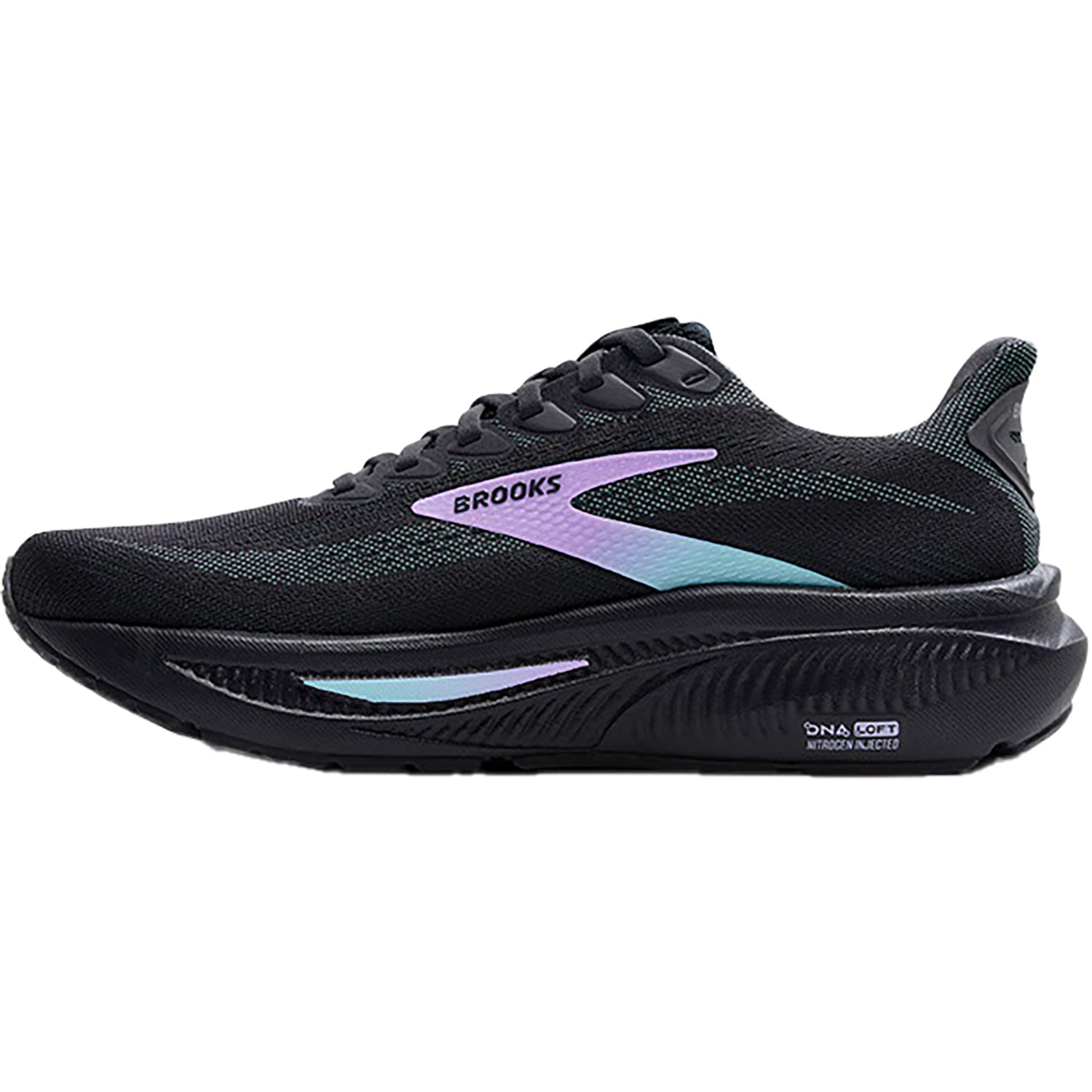 Womens Brooks Women's Brooks Ghost 17 Grey/Clear Water/Purple Mesh Grey/Clear Water/Purple Mesh